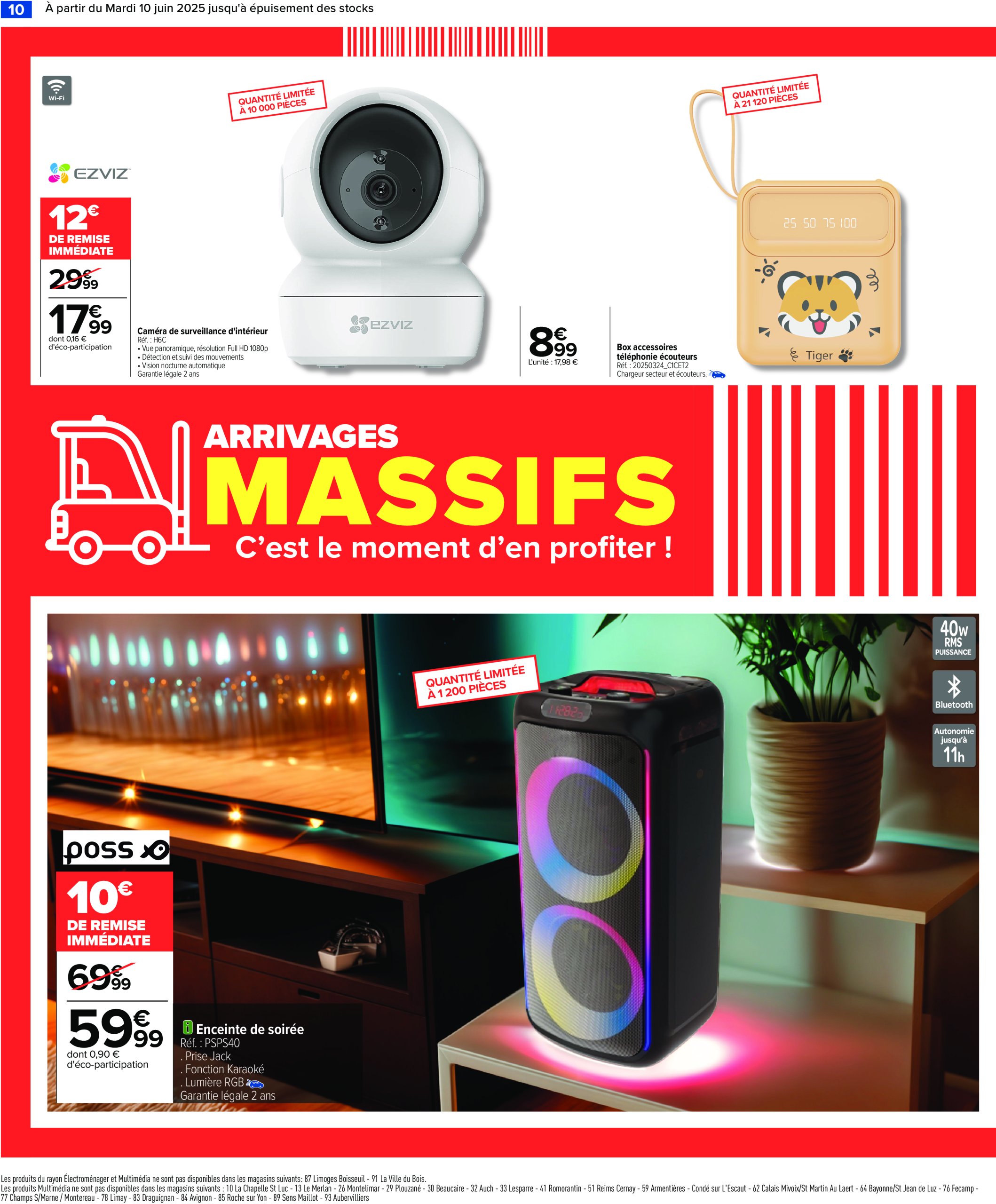 carrefour - Catalogue Carrefour - Arrivages Massifs valable du 10/06 au 23/06 - page: 12