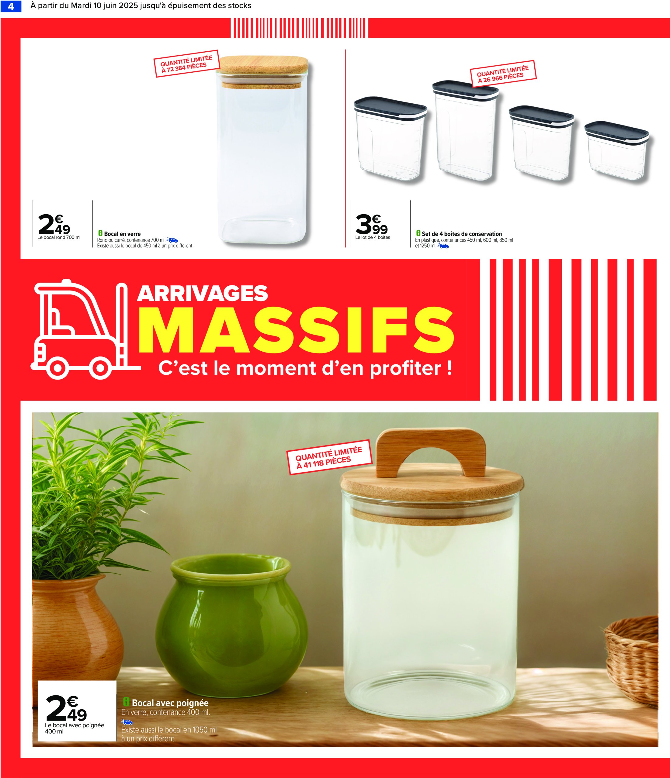 carrefour - Catalogue Carrefour - Arrivages Massifs valable du 10/06 au 23/06 - page: 6