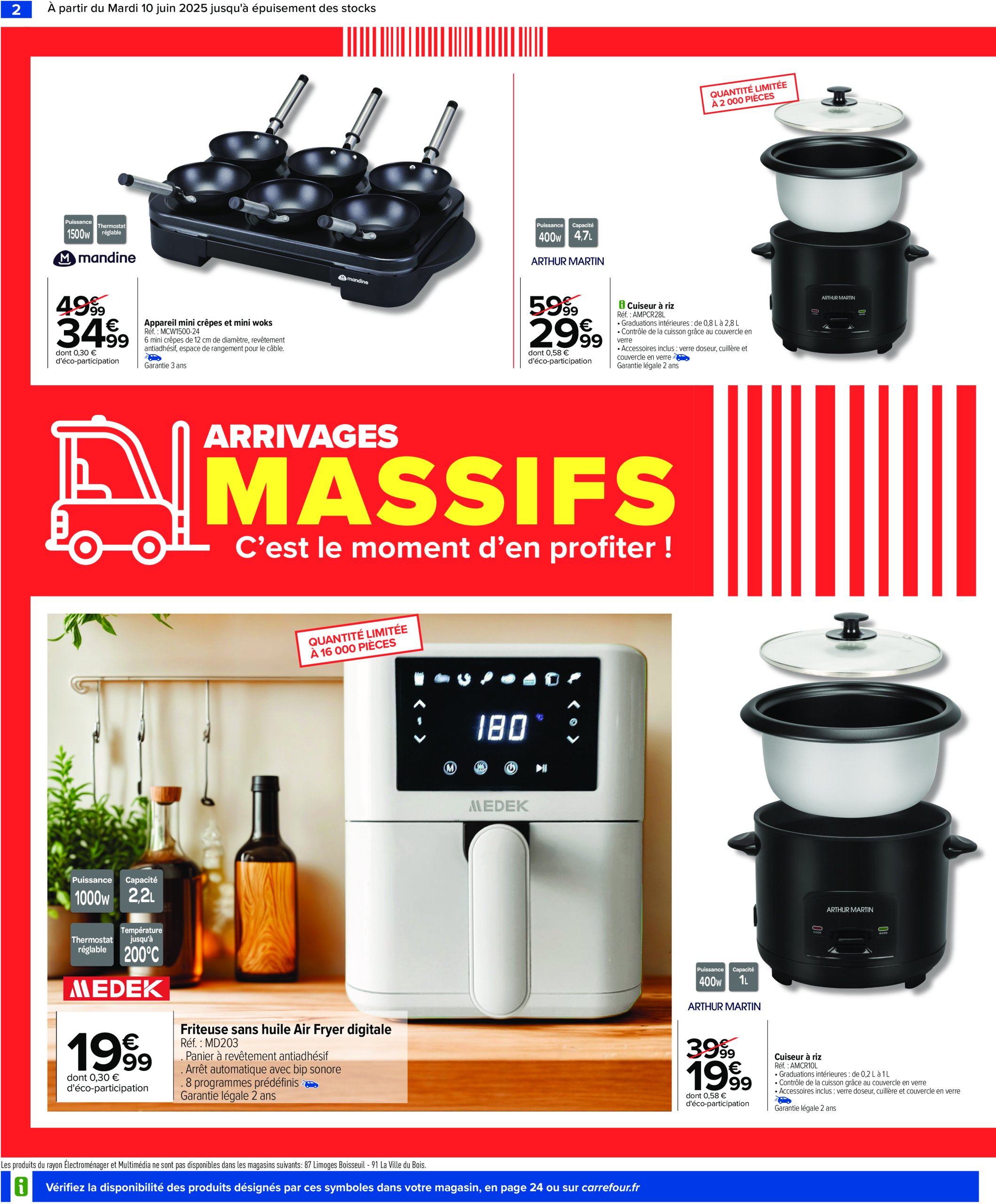 carrefour - Catalogue Carrefour - Arrivages Massifs valable du 10/06 au 23/06 - page: 4