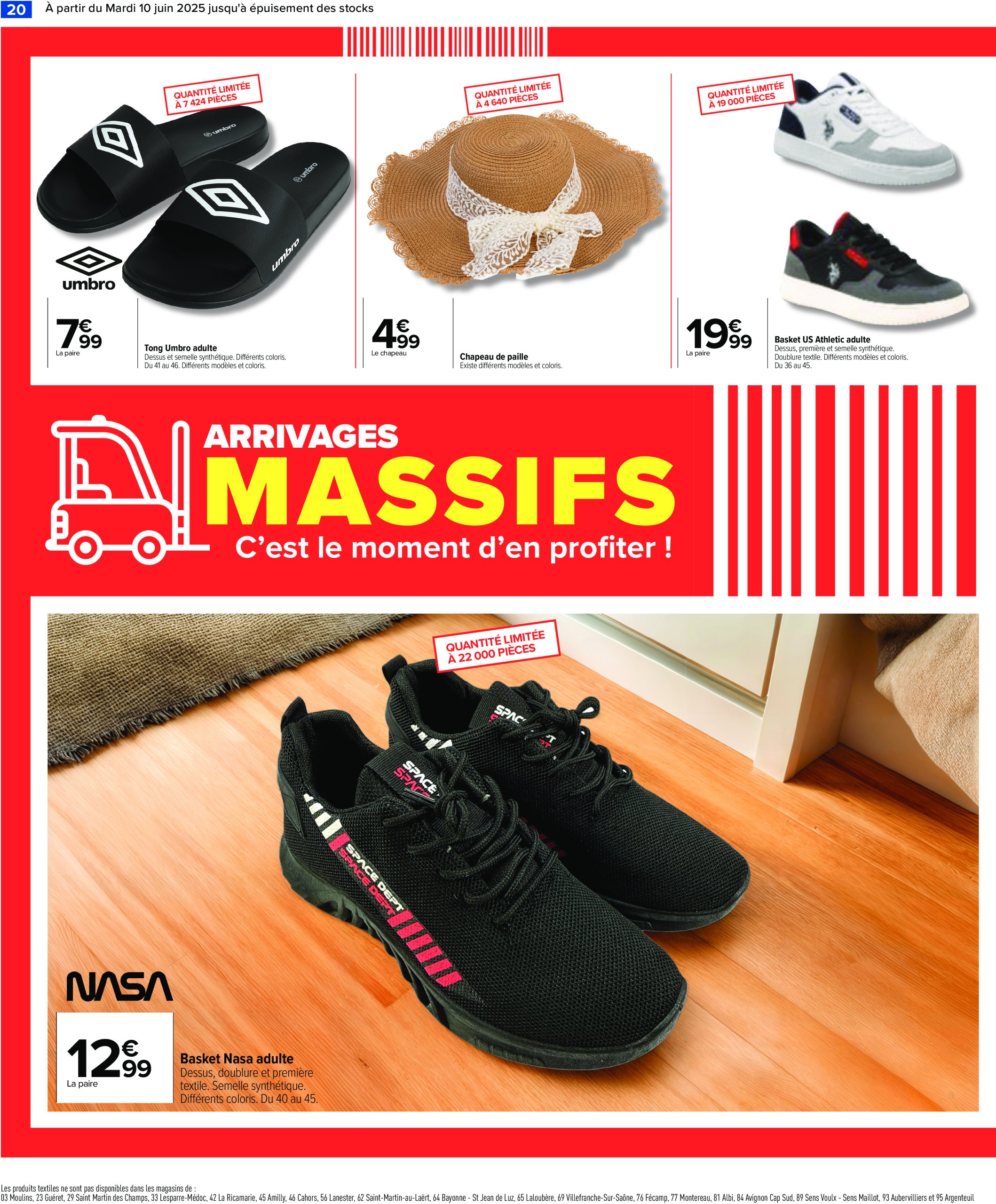 carrefour - Catalogue Carrefour - Arrivages Massifs valable du 10/06 au 23/06 - page: 22