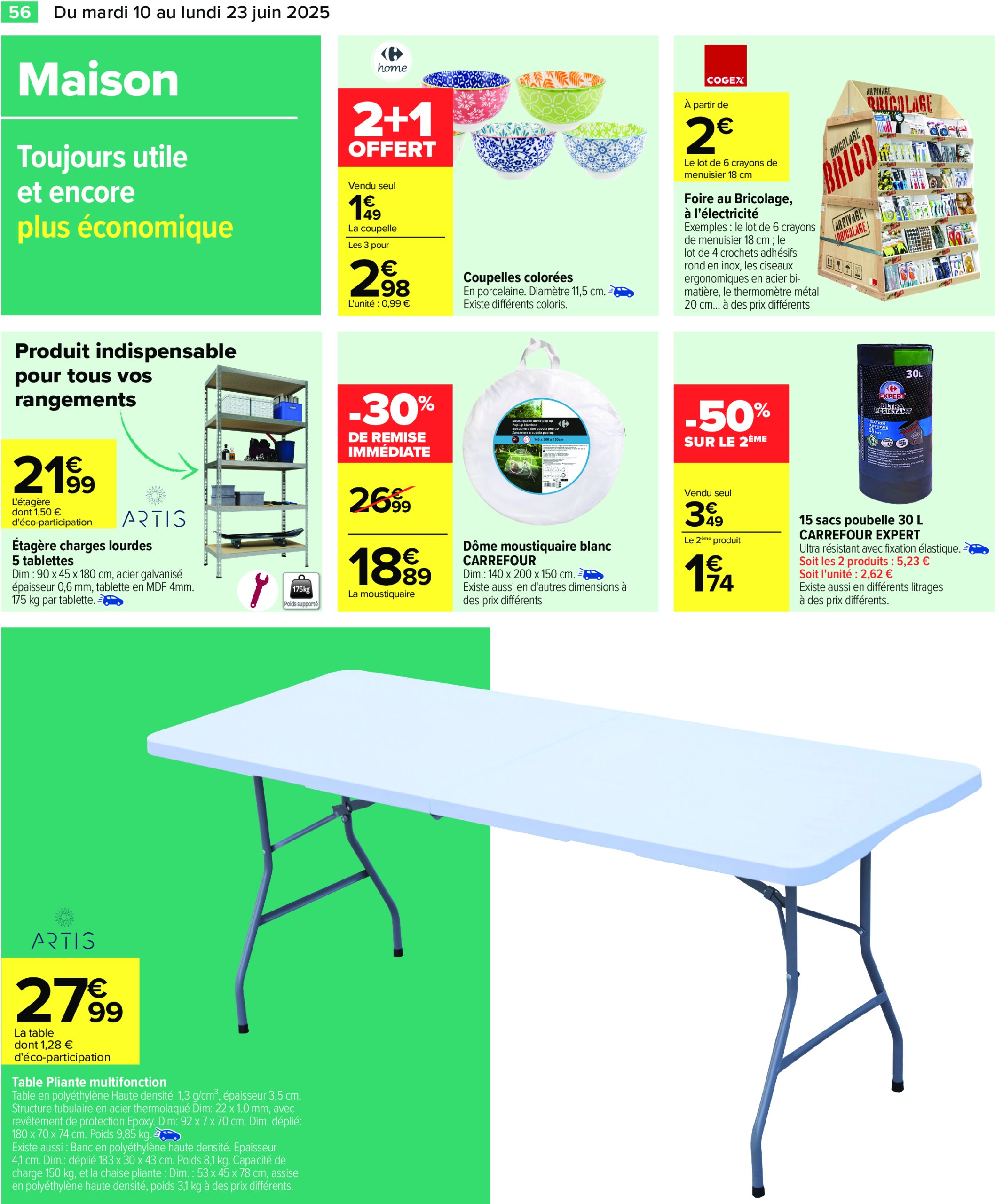 carrefour - Catalogue Carrefour valable du 10/06 au 23/06 - page: 58 carrefour - Catalogue Carrefour valable du 10/06 au 23/06 - page: 58