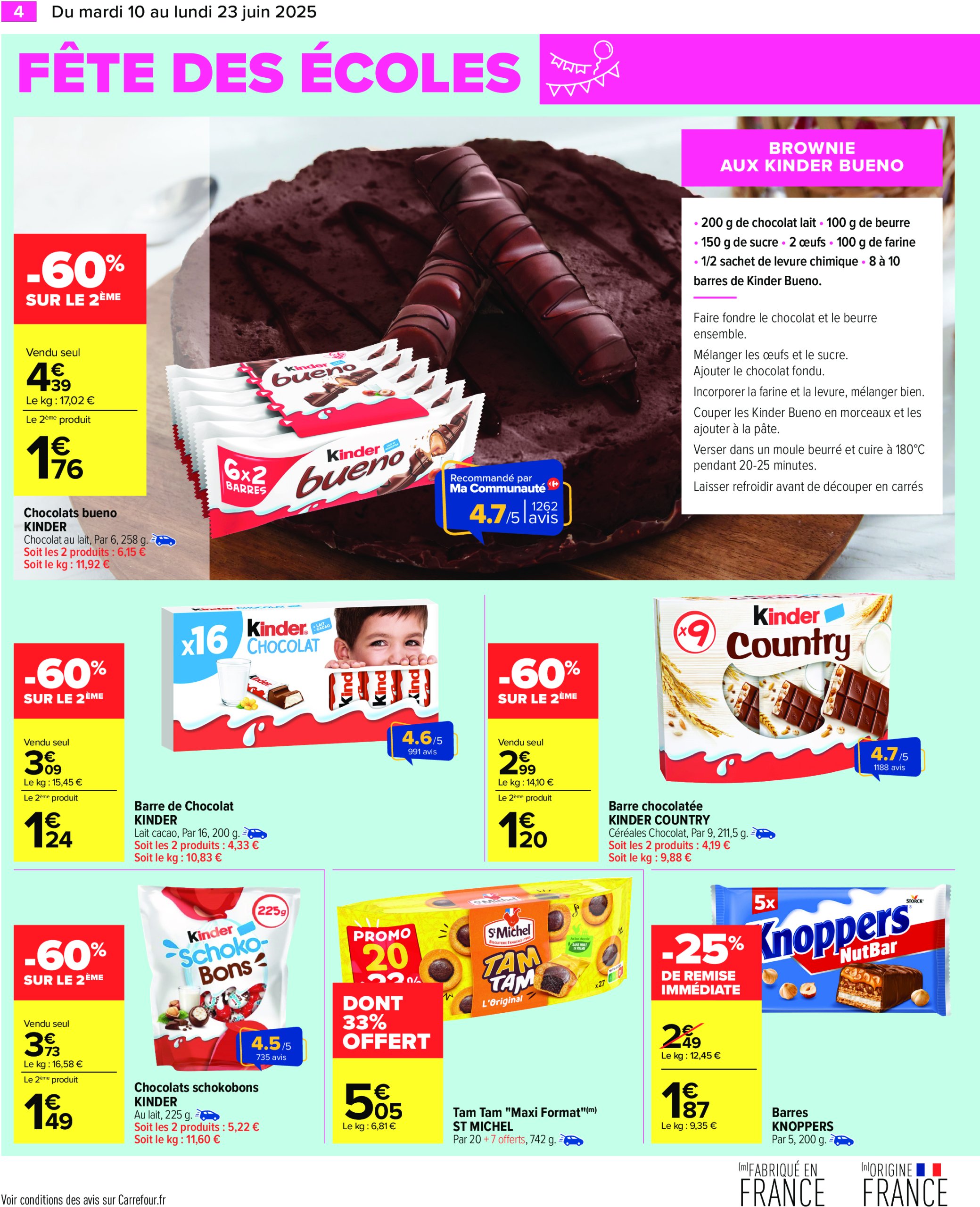 carrefour - Catalogue Carrefour valable du 10/06 au 23/06 - page: 6 carrefour - Catalogue Carrefour valable du 10/06 au 23/06 - page: 6