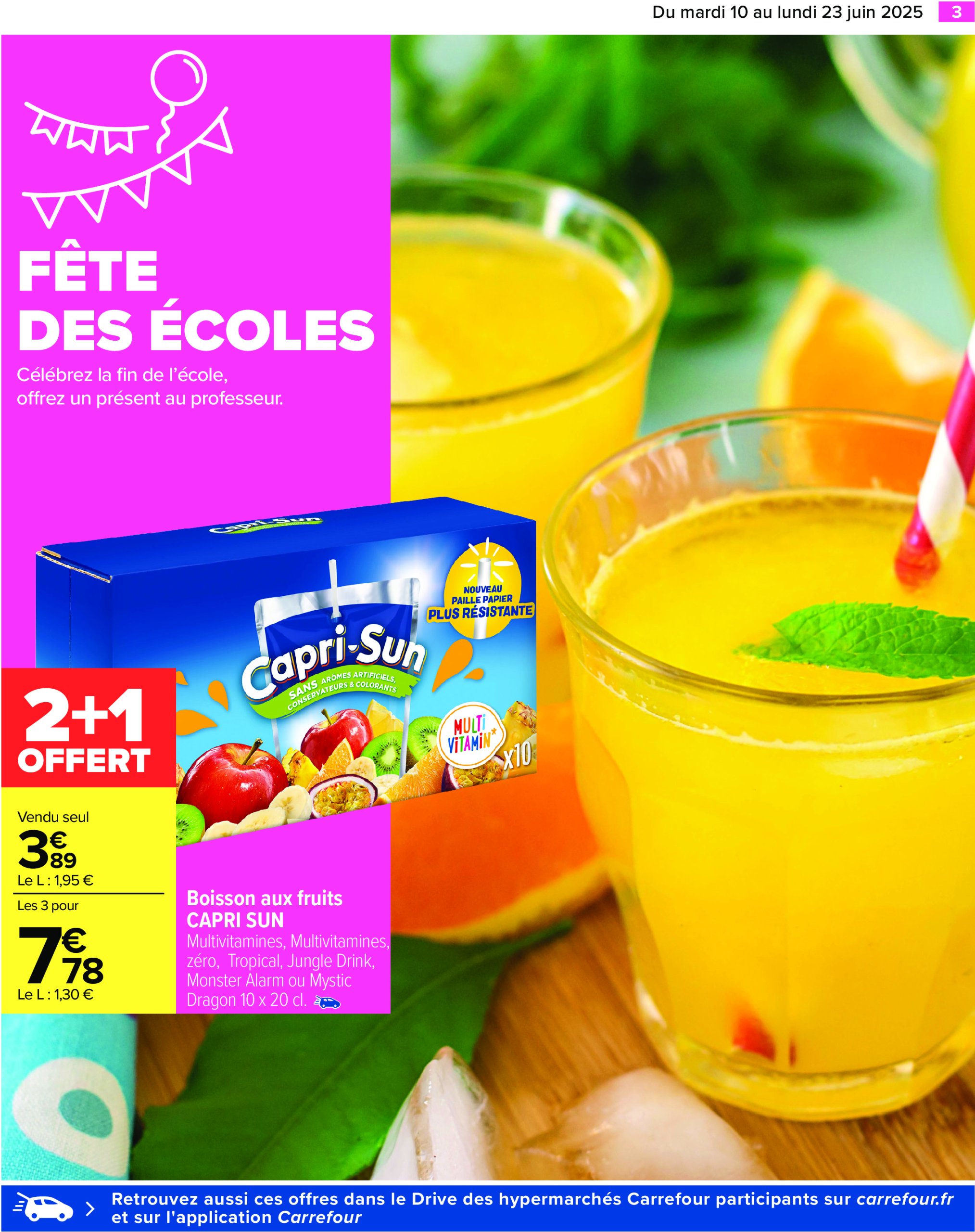 carrefour - Catalogue Carrefour valable du 10/06 au 23/06 - page: 5 carrefour - Catalogue Carrefour valable du 10/06 au 23/06 - page: 5