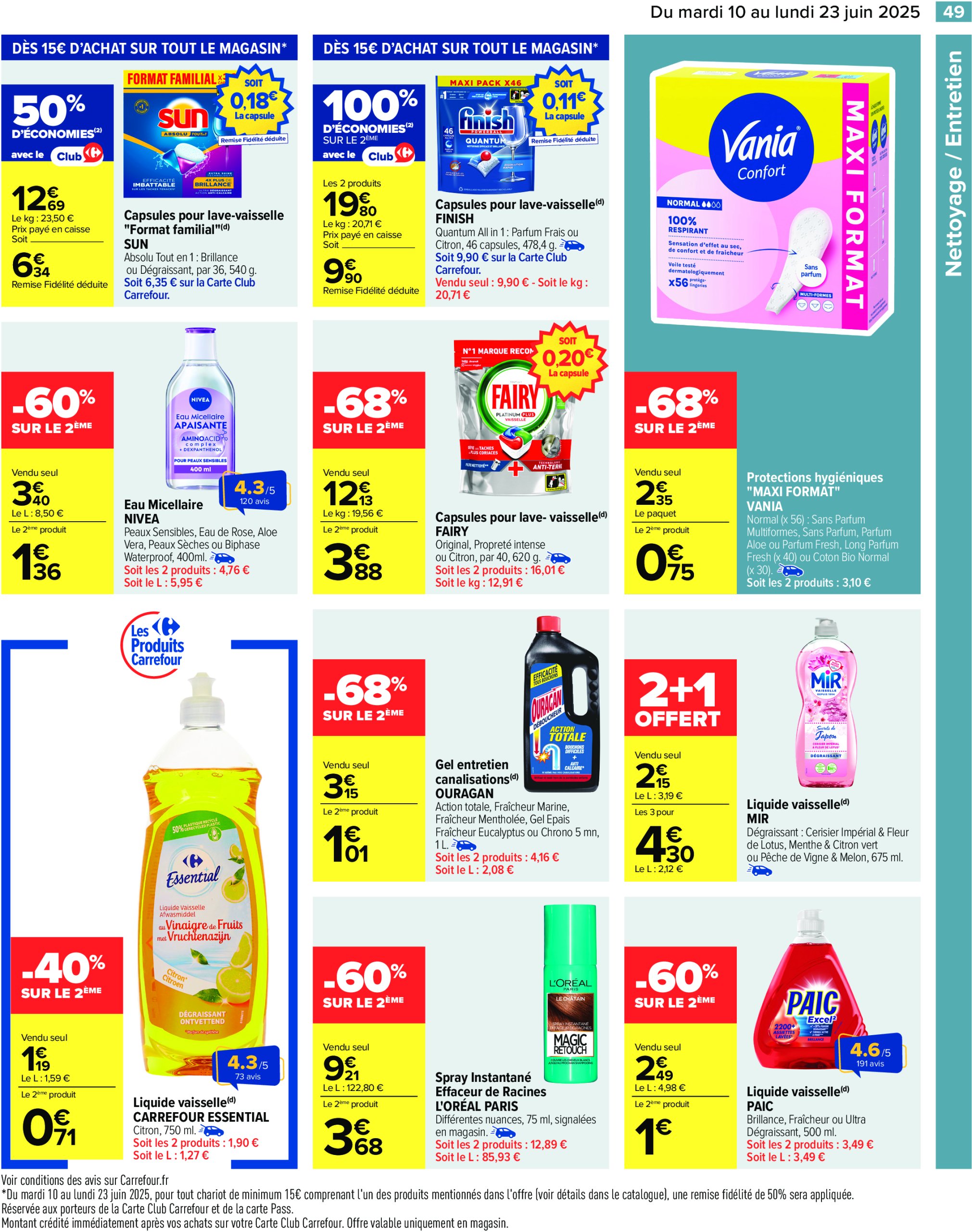 carrefour - Catalogue Carrefour valable du 10/06 au 23/06 - page: 51 carrefour - Catalogue Carrefour valable du 10/06 au 23/06 - page: 51