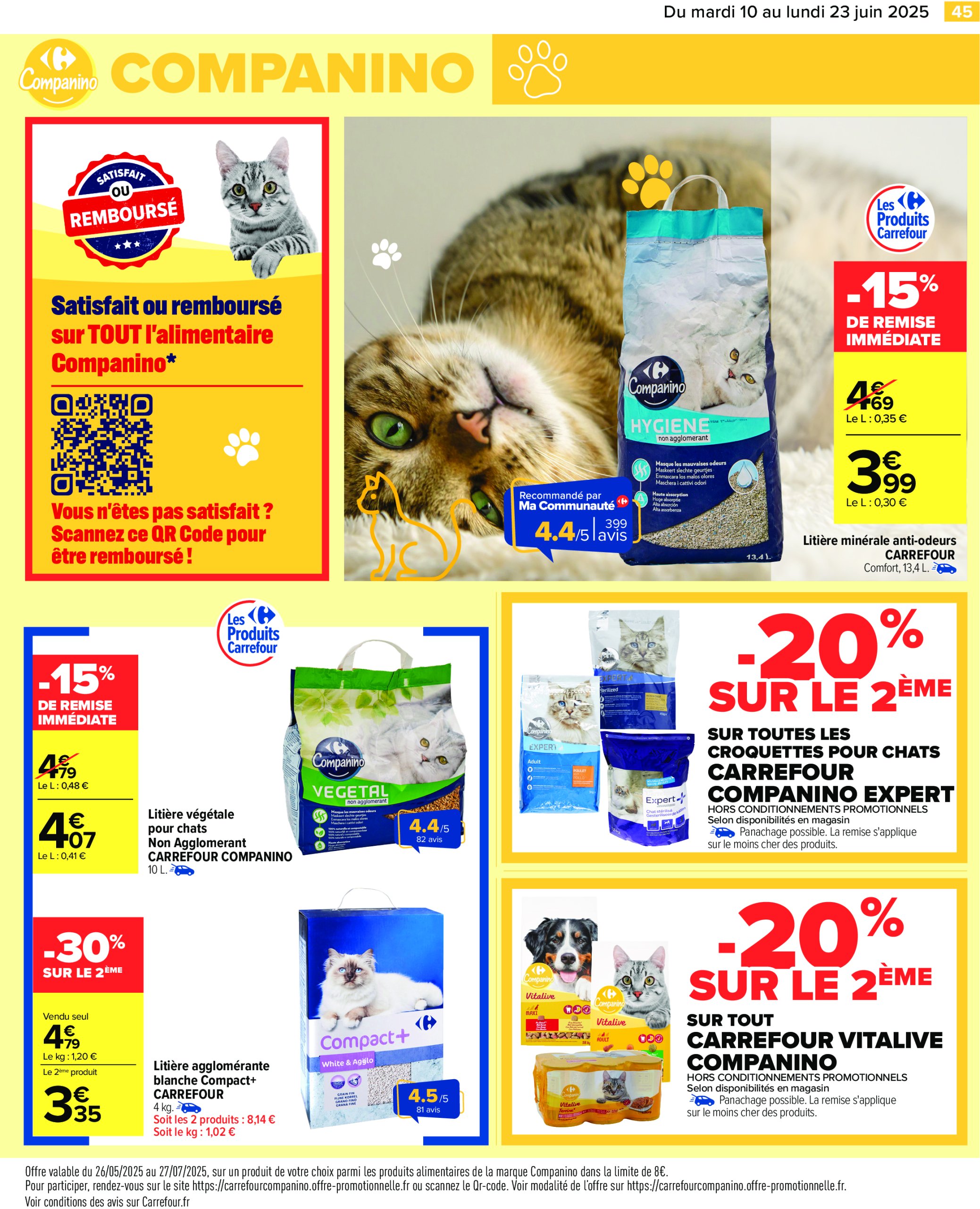carrefour - Catalogue Carrefour valable du 10/06 au 23/06 - page: 47 carrefour - Catalogue Carrefour valable du 10/06 au 23/06 - page: 47