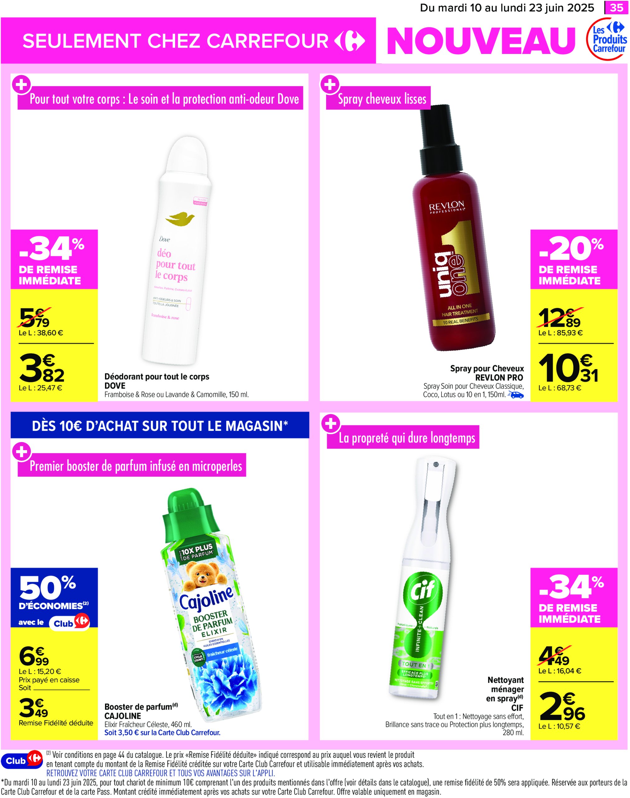 carrefour - Catalogue Carrefour valable du 10/06 au 23/06 - page: 37 carrefour - Catalogue Carrefour valable du 10/06 au 23/06 - page: 37