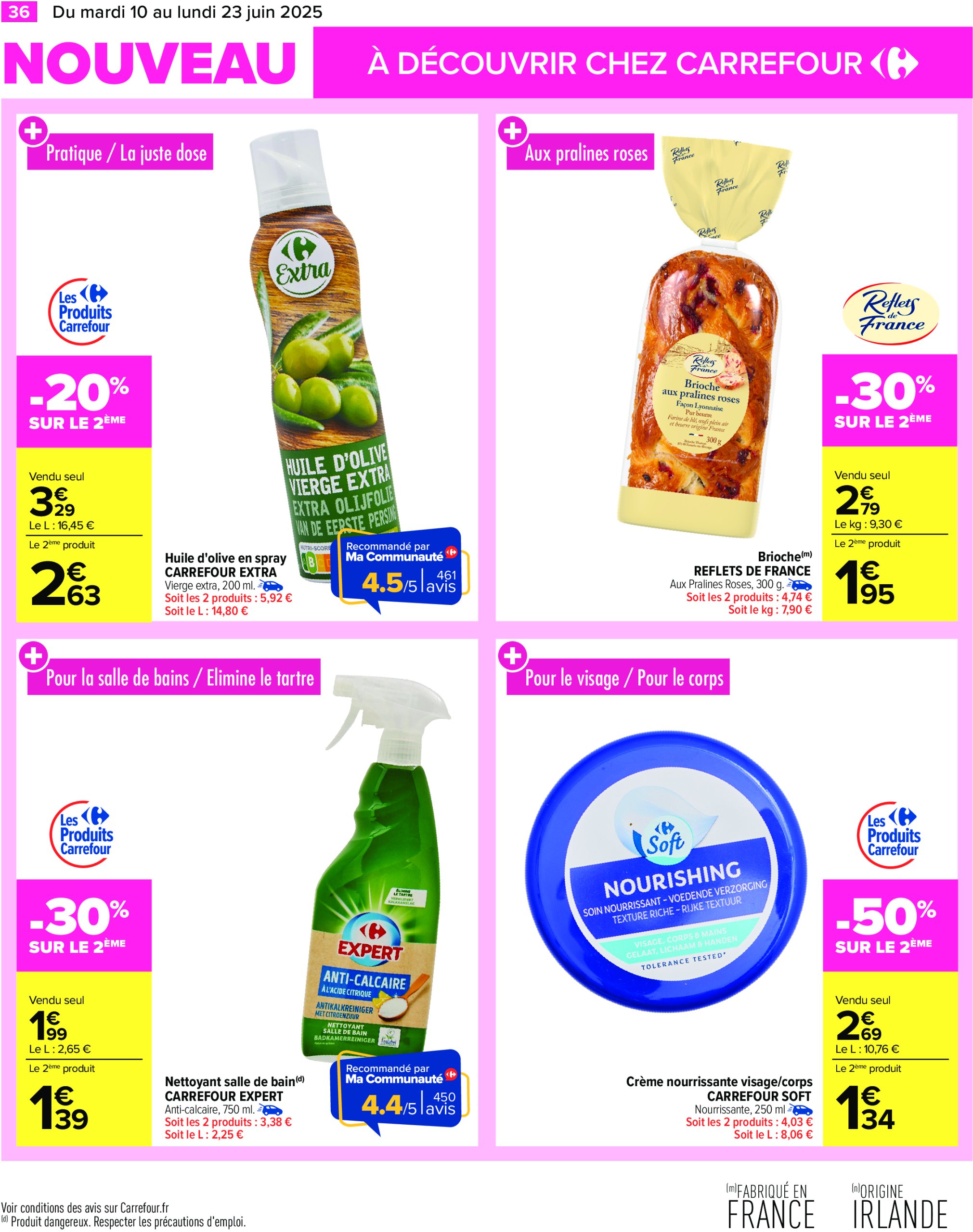 carrefour - Catalogue Carrefour valable du 10/06 au 23/06 - page: 38 carrefour - Catalogue Carrefour valable du 10/06 au 23/06 - page: 38