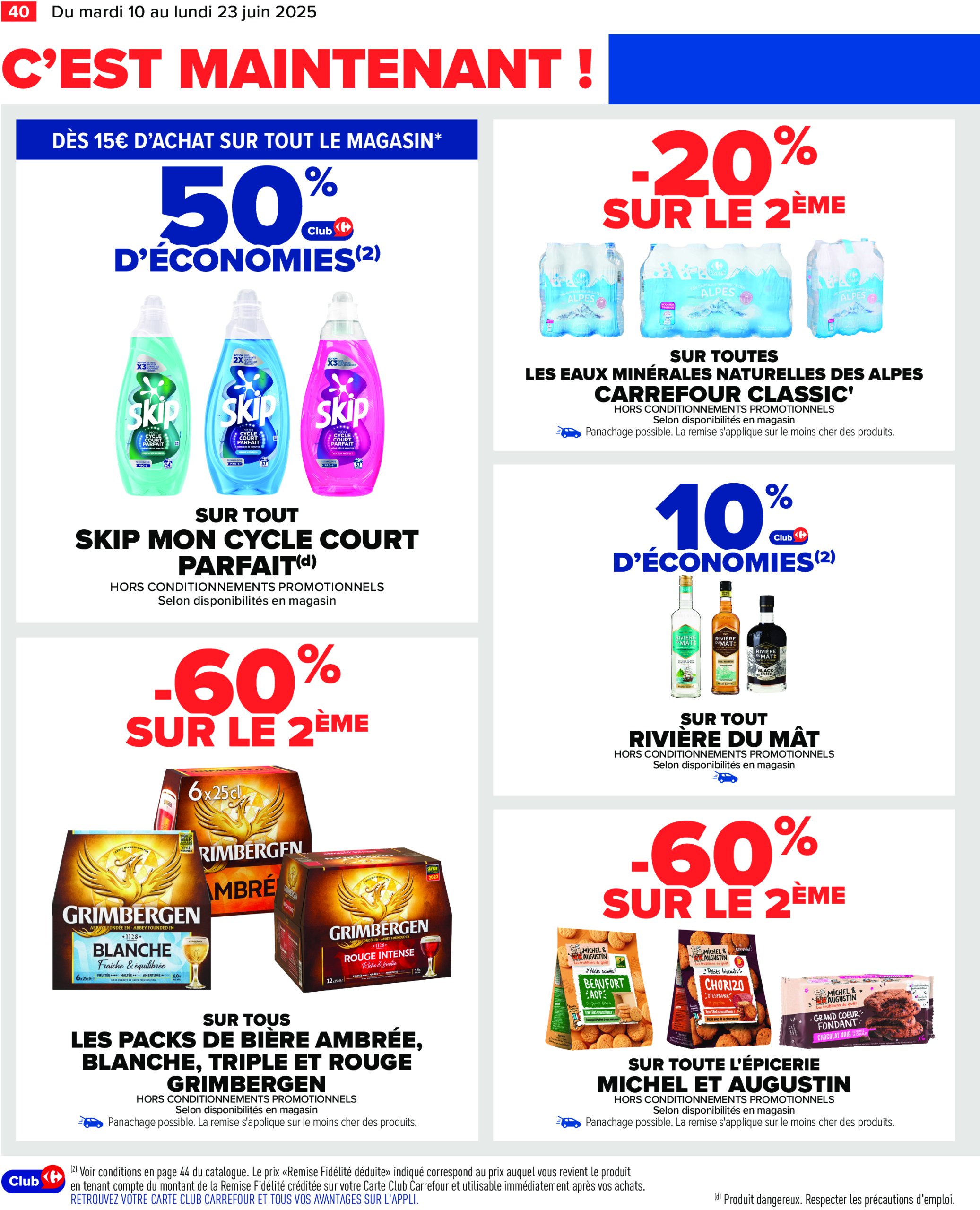 carrefour - Catalogue Carrefour valable du 10/06 au 23/06 - page: 42 carrefour - Catalogue Carrefour valable du 10/06 au 23/06 - page: 42