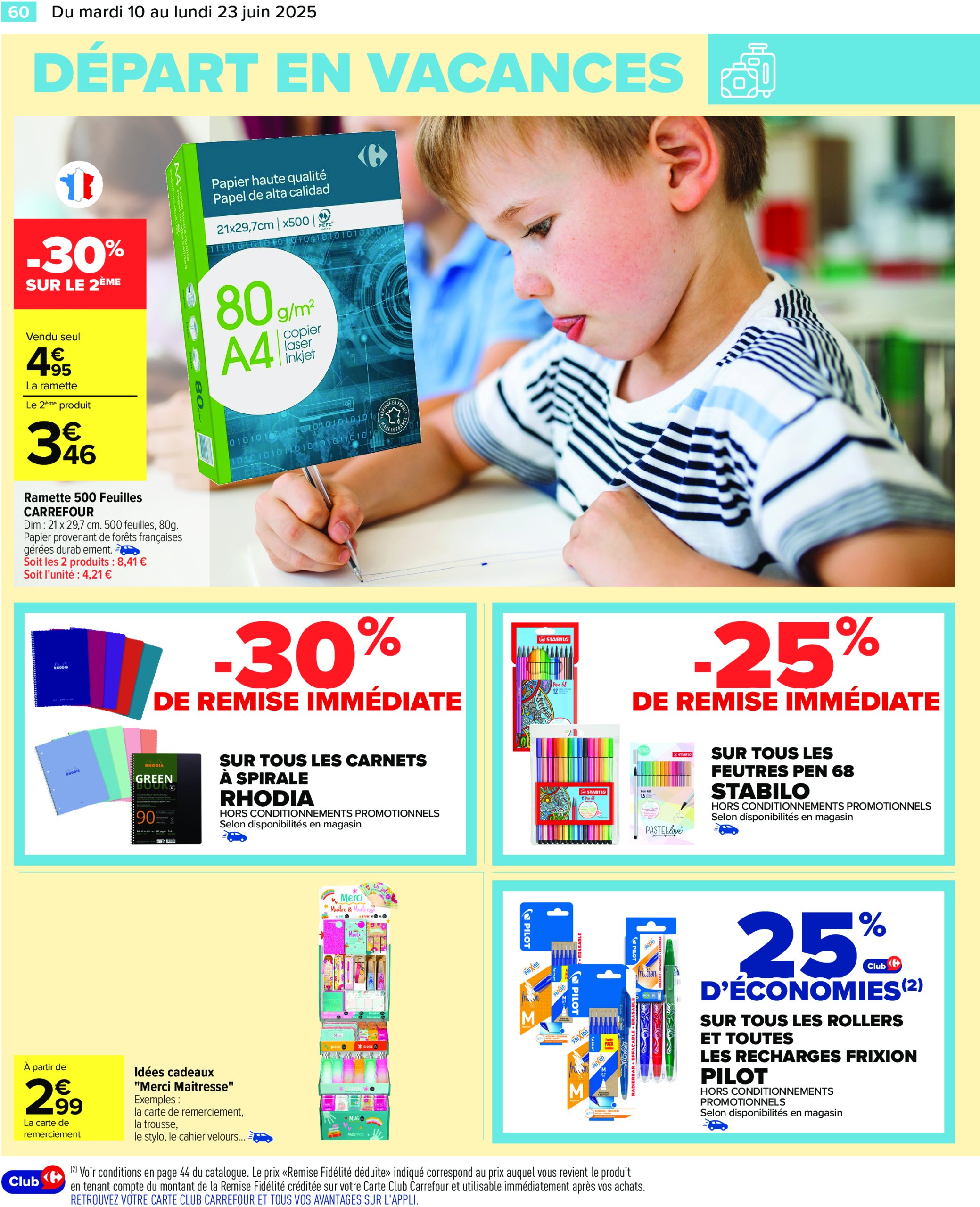 carrefour - Catalogue Carrefour valable du 10/06 au 23/06 - page: 62 carrefour - Catalogue Carrefour valable du 10/06 au 23/06 - page: 62