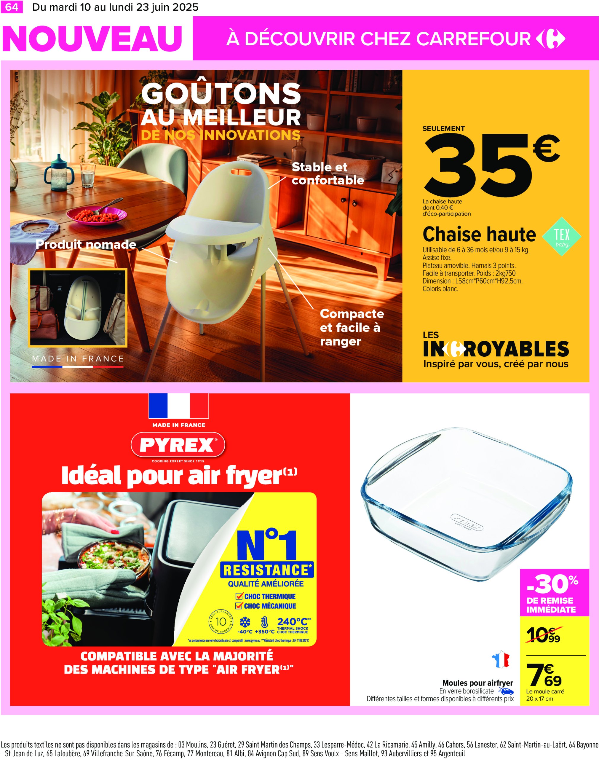 carrefour - Catalogue Carrefour valable du 10/06 au 23/06 - page: 66 carrefour - Catalogue Carrefour valable du 10/06 au 23/06 - page: 66