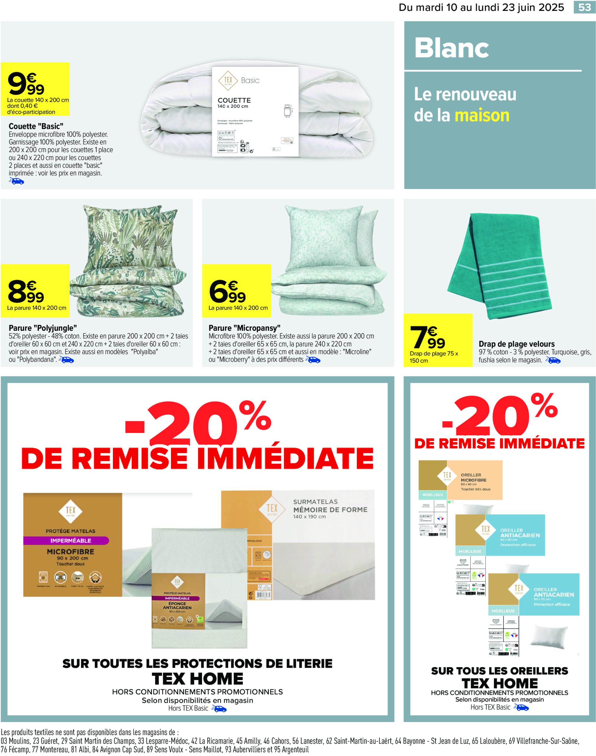 carrefour - Catalogue Carrefour valable du 10/06 au 23/06 - page: 55 carrefour - Catalogue Carrefour valable du 10/06 au 23/06 - page: 55