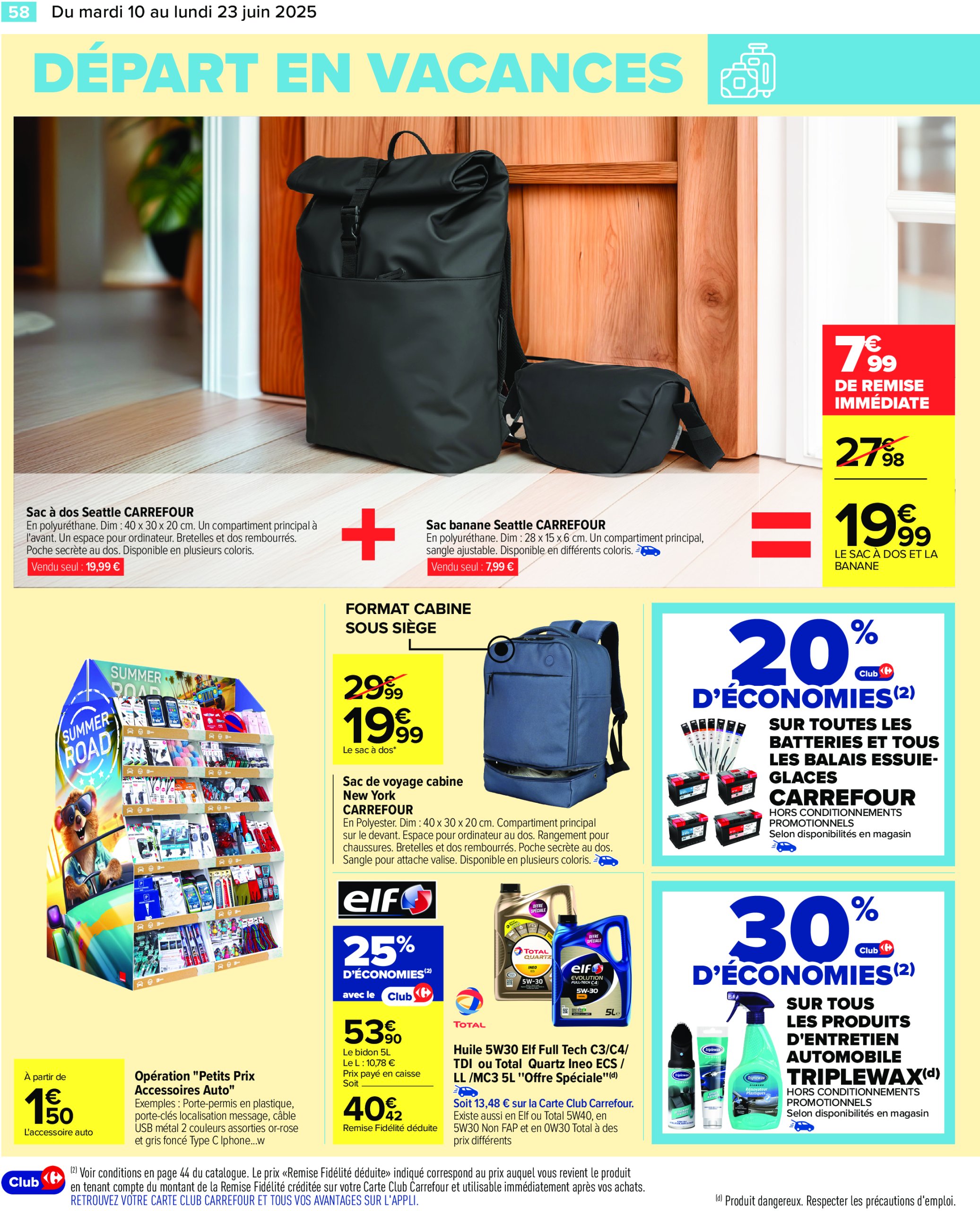 carrefour - Catalogue Carrefour valable du 10/06 au 23/06 - page: 60 carrefour - Catalogue Carrefour valable du 10/06 au 23/06 - page: 60