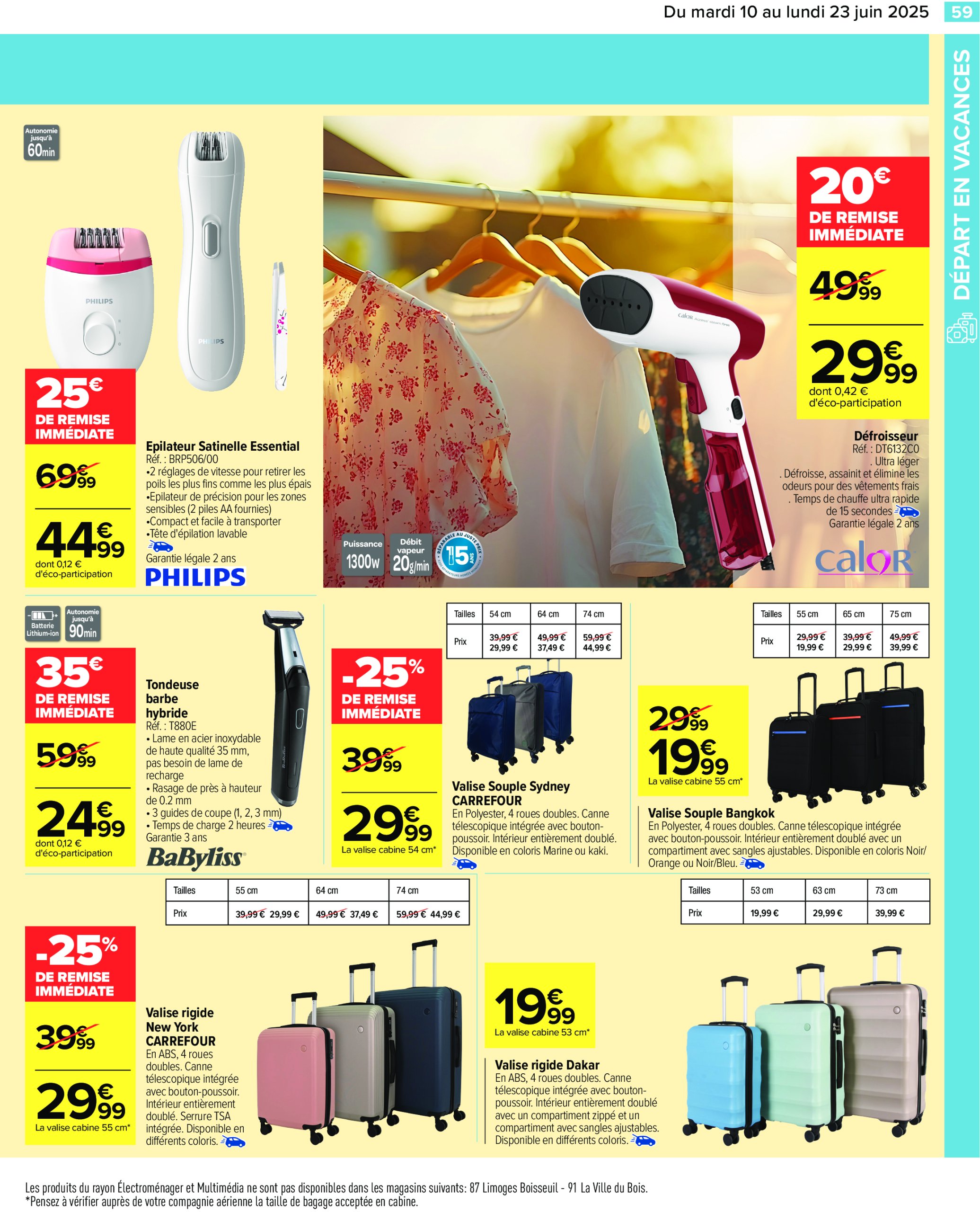 carrefour - Catalogue Carrefour valable du 10/06 au 23/06 - page: 61 carrefour - Catalogue Carrefour valable du 10/06 au 23/06 - page: 61