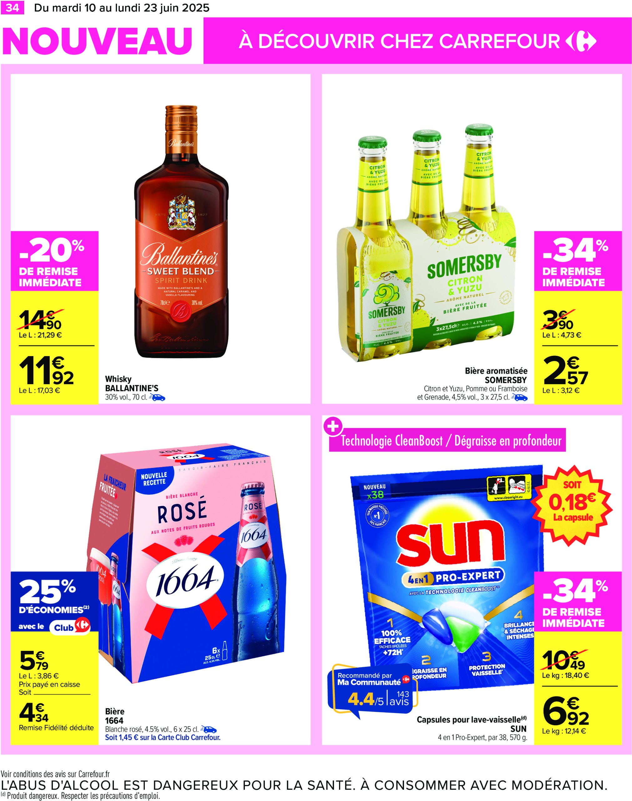 carrefour - Catalogue Carrefour valable du 10/06 au 23/06 - page: 36 carrefour - Catalogue Carrefour valable du 10/06 au 23/06 - page: 36