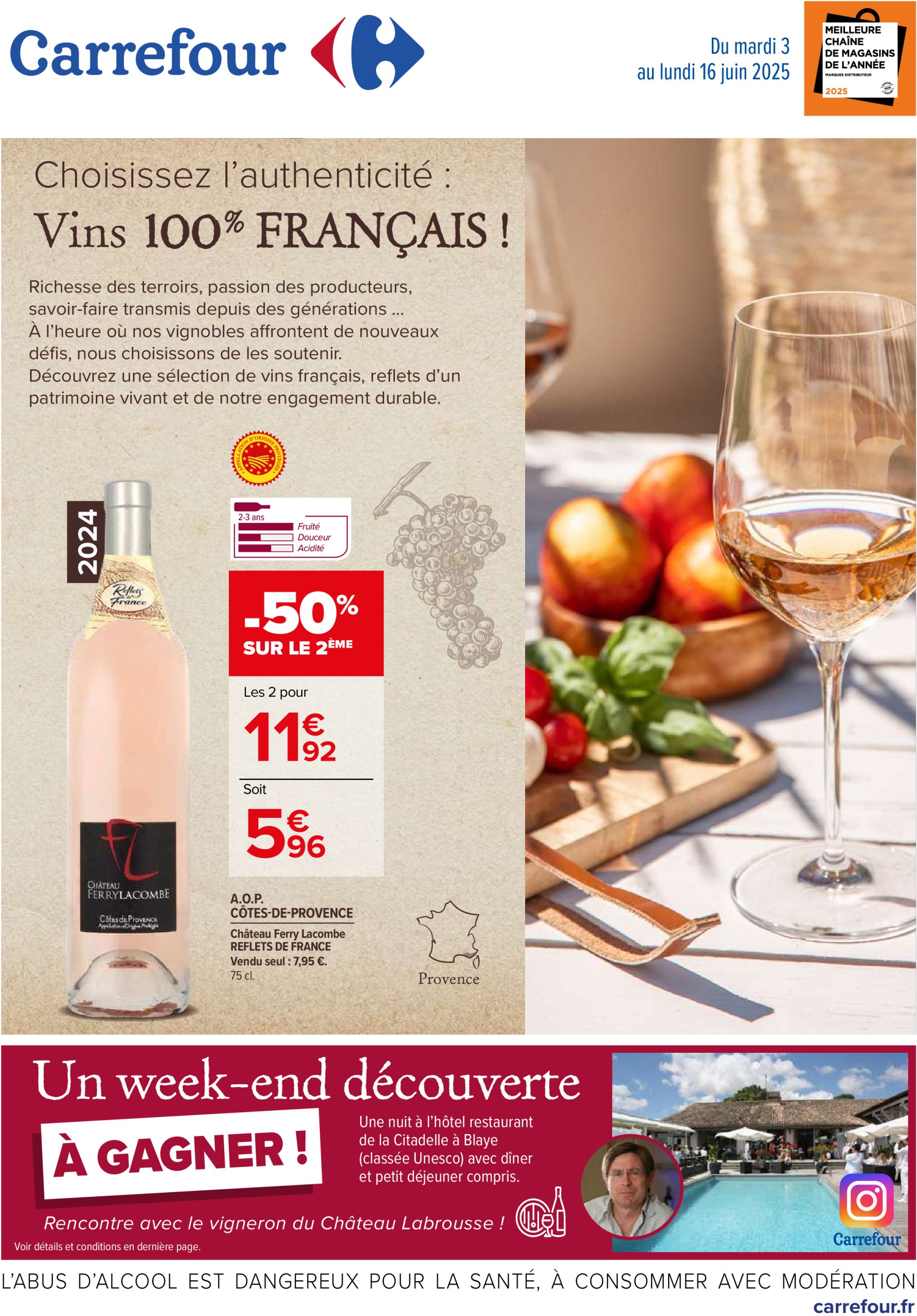 carrefour - Catalogue Carrefour - Vins valable du 03/06 au 16/06