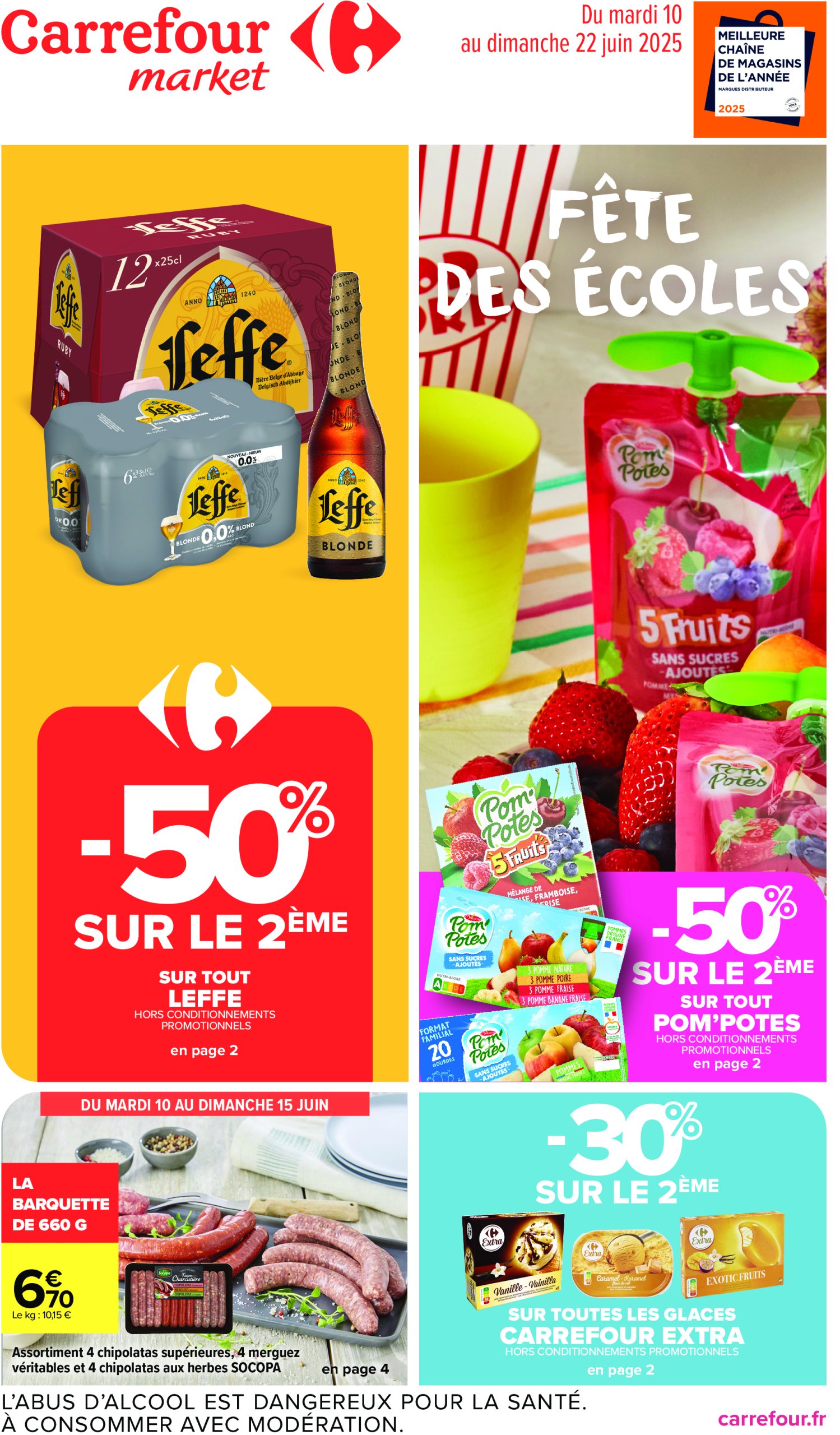 carrefour - Catalogue Carrefour - LA FÊTE DES ÉCOLES valable du 10/06 au 22/06 - page: 1