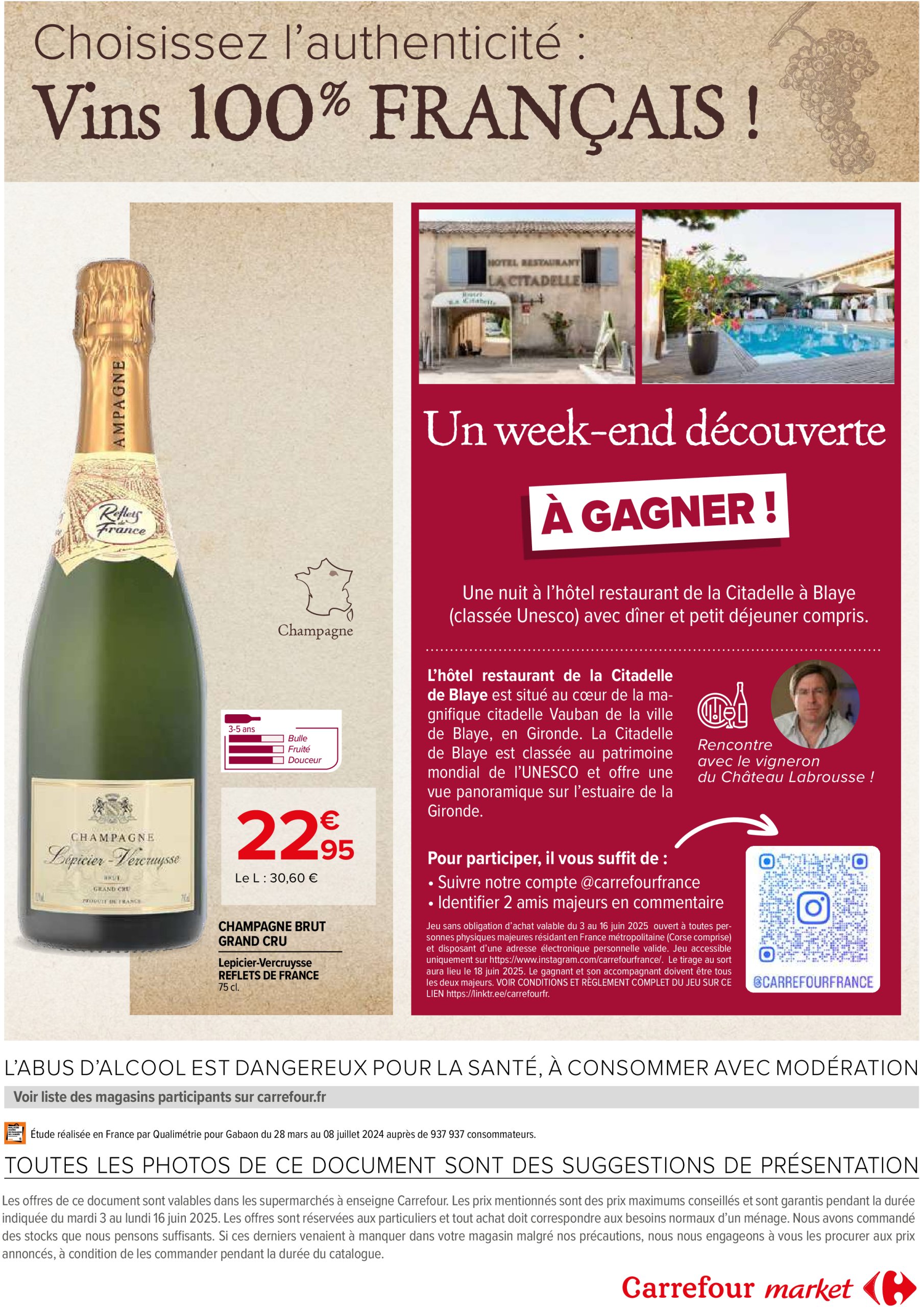 carrefour - Catalogue Carrefour - Les vins valable du 03/06 au 16/06 - page: 4