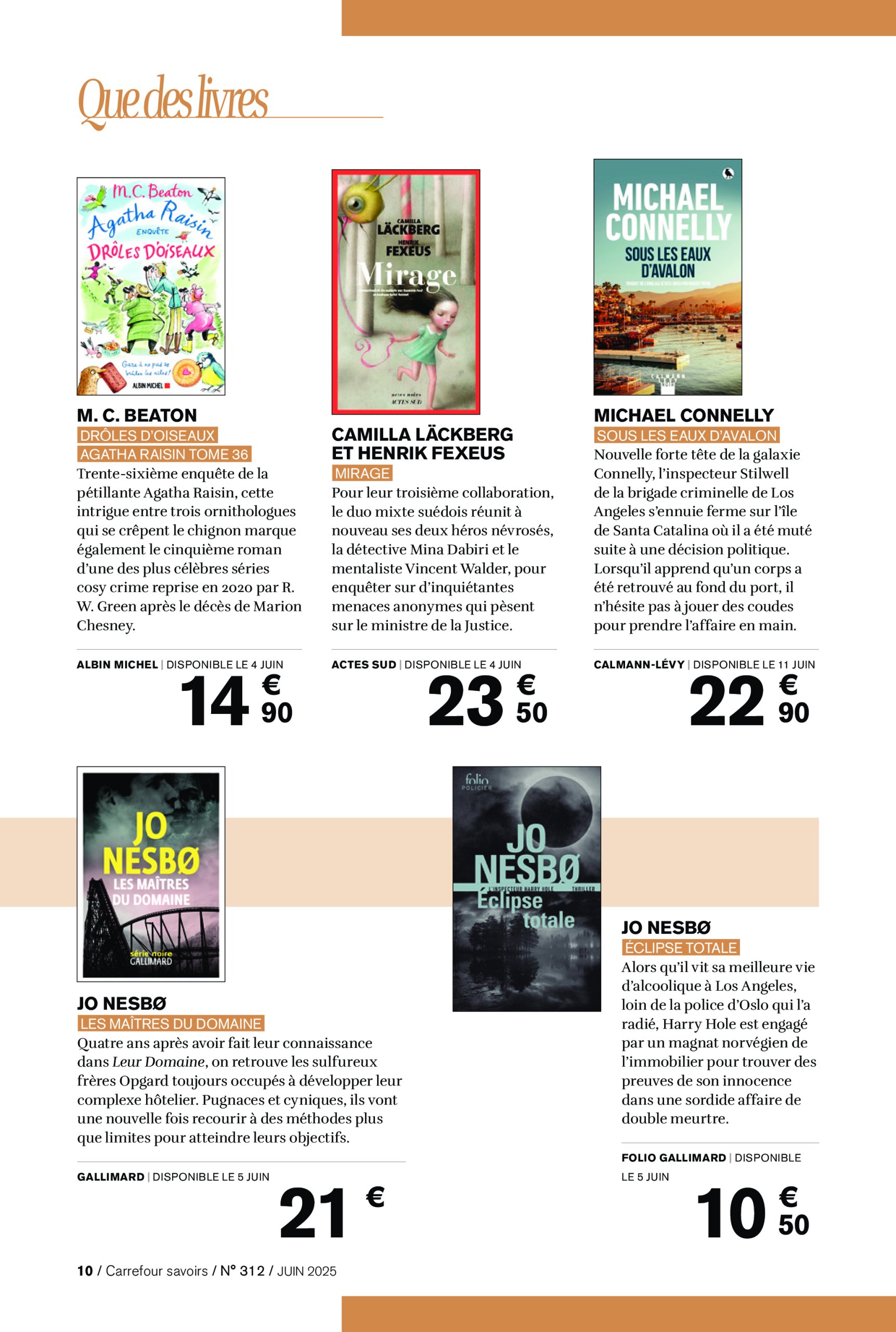 carrefour - Catalogue Carrefour - A CHACUN SA CULTURE valable du 01/06 au 30/06 - page: 10 carrefour - Catalogue Carrefour - A CHACUN SA CULTURE valable du 01/06 au 30/06 - page: 10