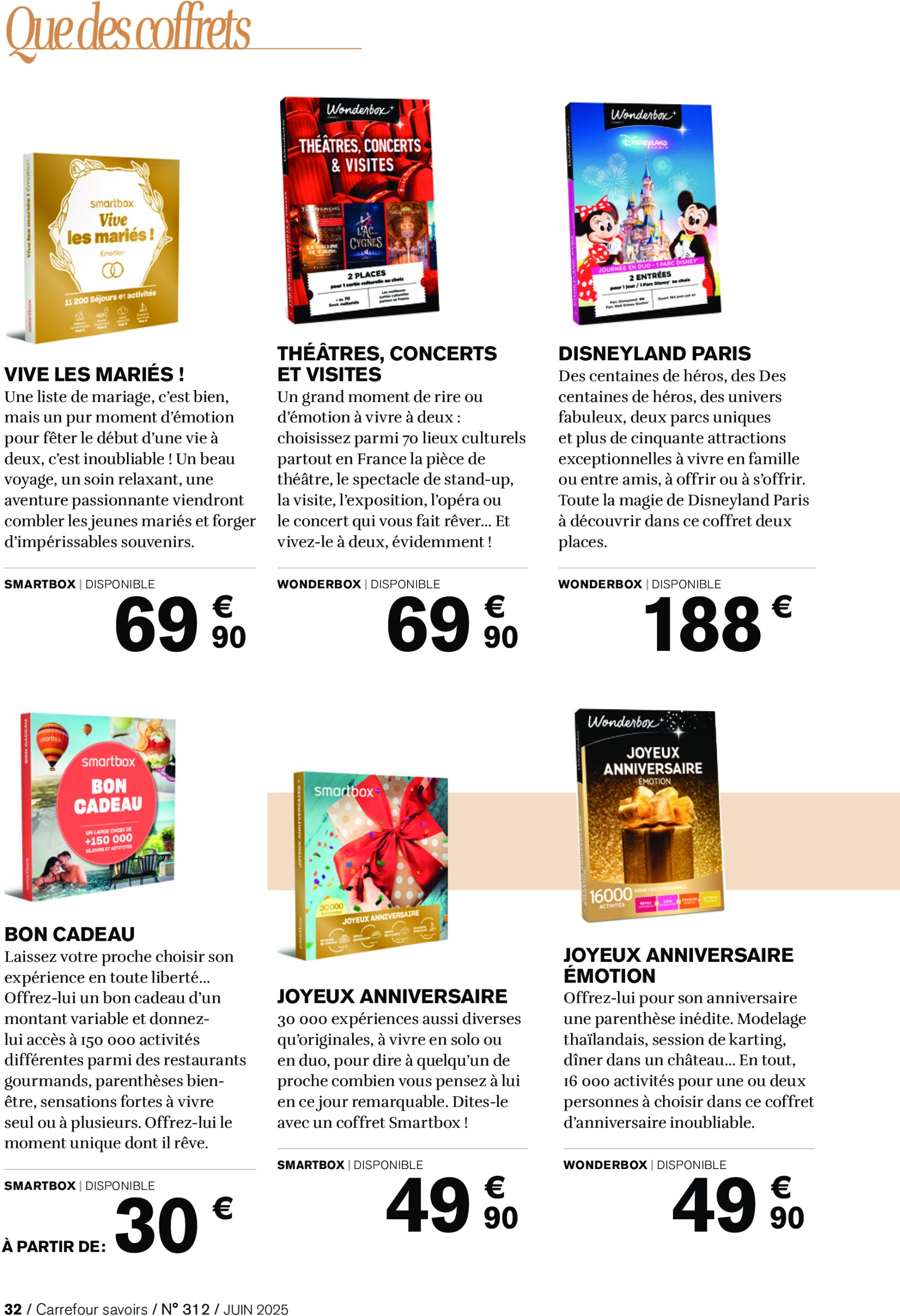 carrefour - Catalogue Carrefour - A CHACUN SA CULTURE valable du 01/06 au 30/06 - page: 32 carrefour - Catalogue Carrefour - A CHACUN SA CULTURE valable du 01/06 au 30/06 - page: 32
