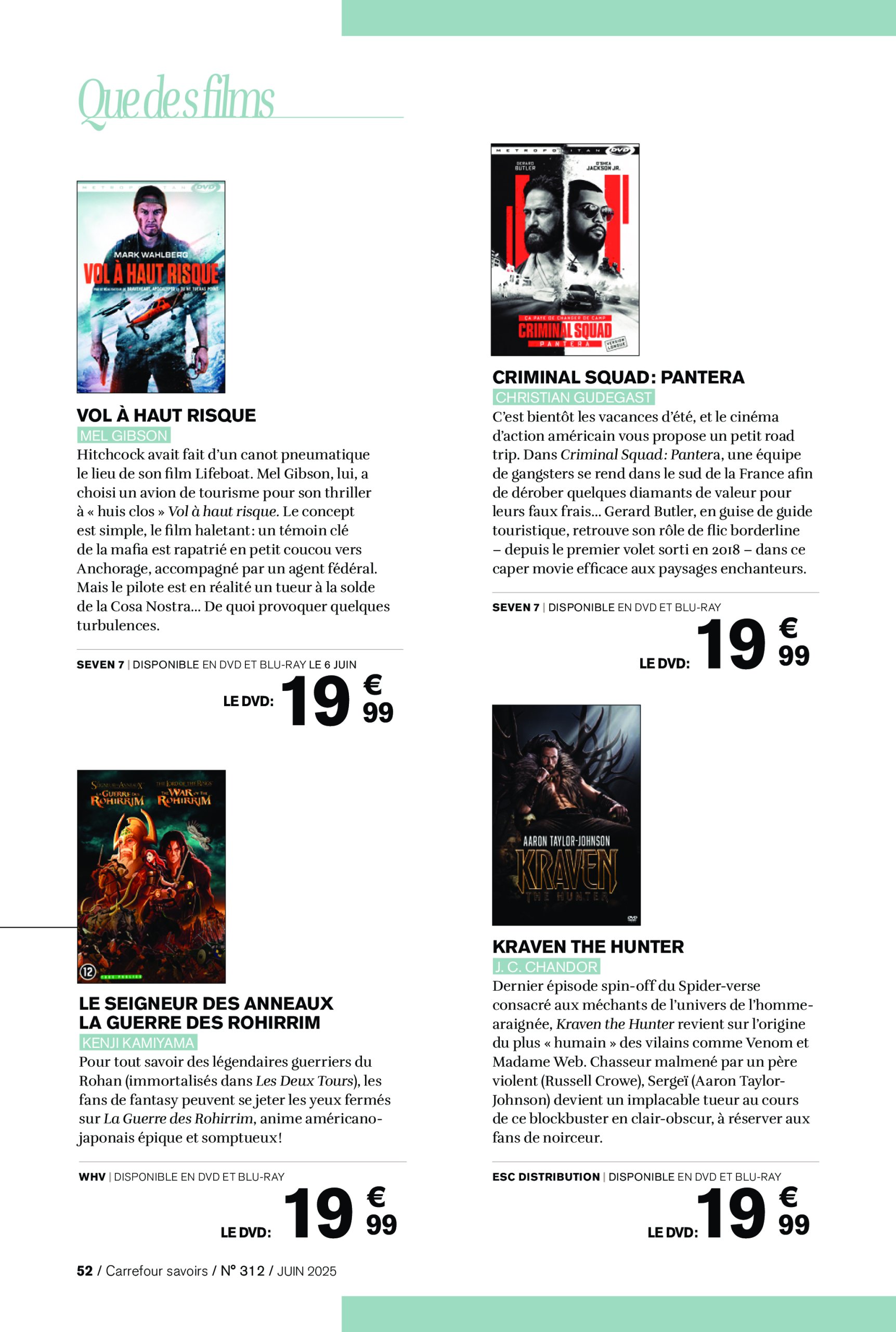 carrefour - Catalogue Carrefour - A CHACUN SA CULTURE valable du 01/06 au 30/06 - page: 52 carrefour - Catalogue Carrefour - A CHACUN SA CULTURE valable du 01/06 au 30/06 - page: 52