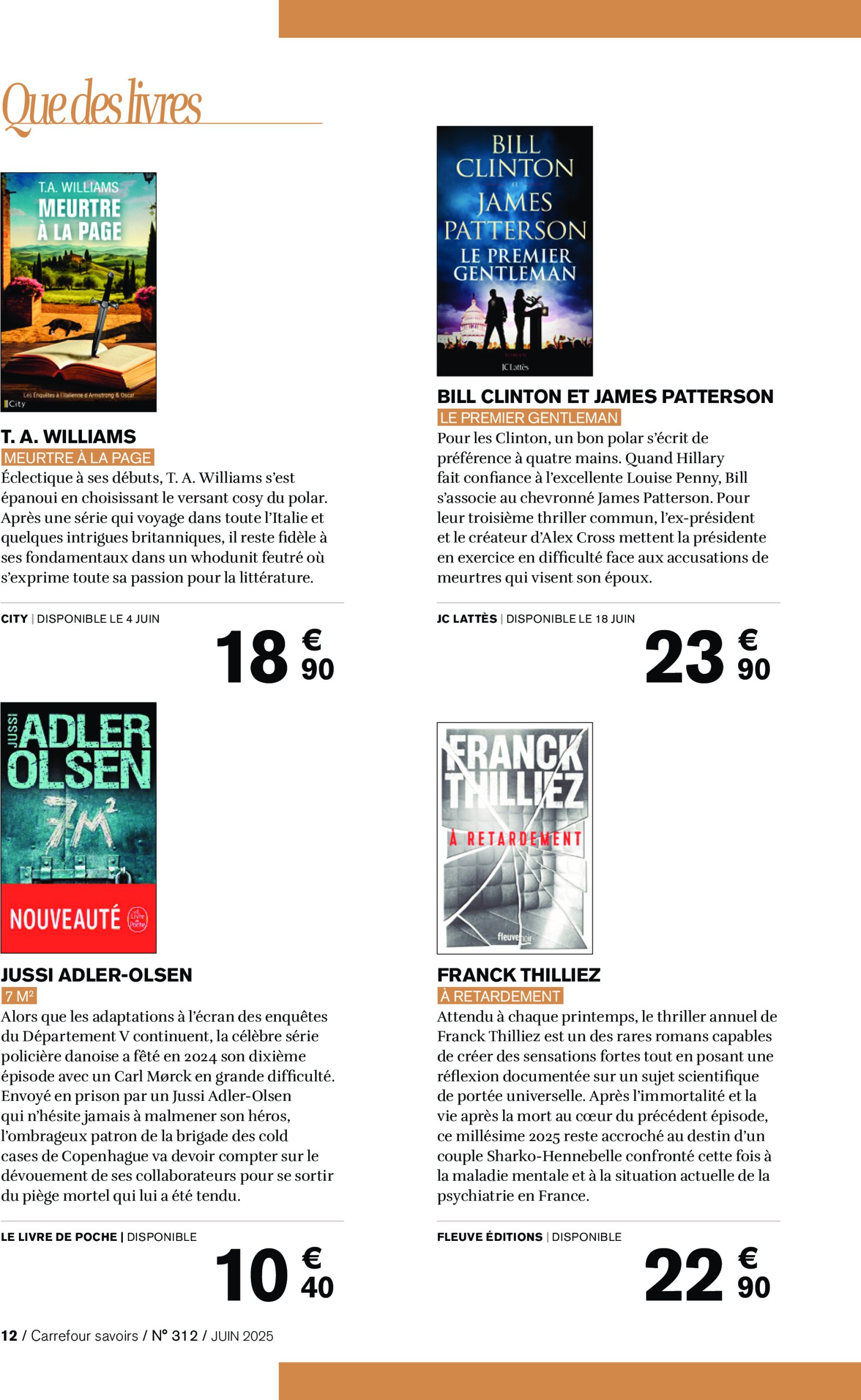 carrefour - Catalogue Carrefour - A CHACUN SA CULTURE valable du 01/06 au 30/06 - page: 12 carrefour - Catalogue Carrefour - A CHACUN SA CULTURE valable du 01/06 au 30/06 - page: 12