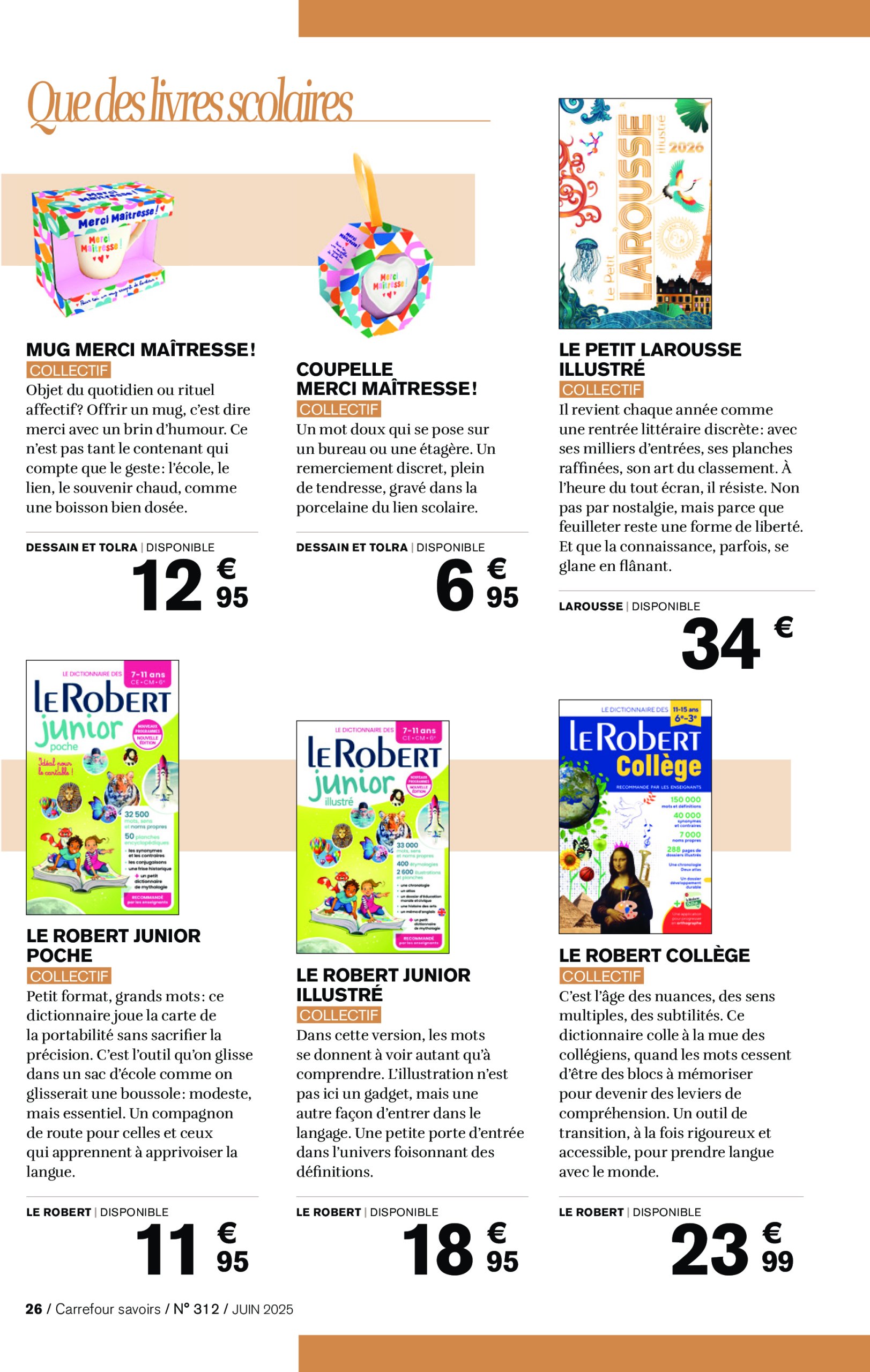 carrefour - Catalogue Carrefour - A CHACUN SA CULTURE valable du 01/06 au 30/06 - page: 26 carrefour - Catalogue Carrefour - A CHACUN SA CULTURE valable du 01/06 au 30/06 - page: 26