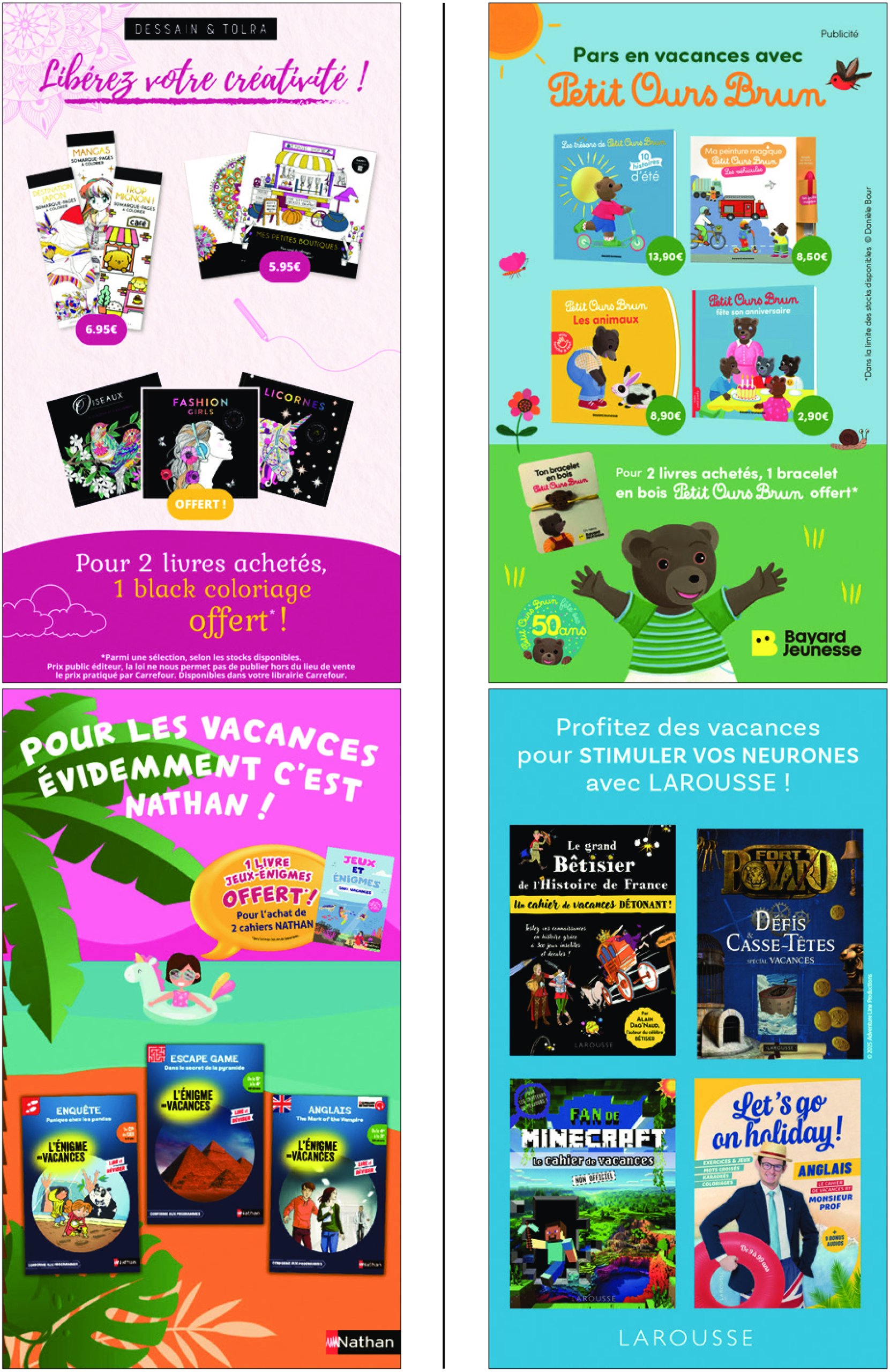 carrefour - Catalogue Carrefour - A CHACUN SA CULTURE valable du 01/06 au 30/06 - page: 8 carrefour - Catalogue Carrefour - A CHACUN SA CULTURE valable du 01/06 au 30/06 - page: 8