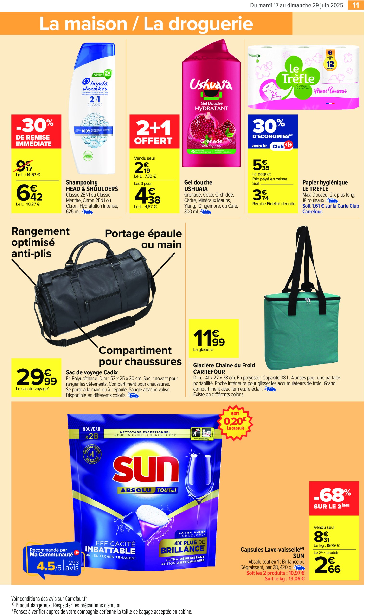carrefour - Catalogue Carrefour - Produits laitiers et végétaux valable du 17/06 au 29/06 - page: 13