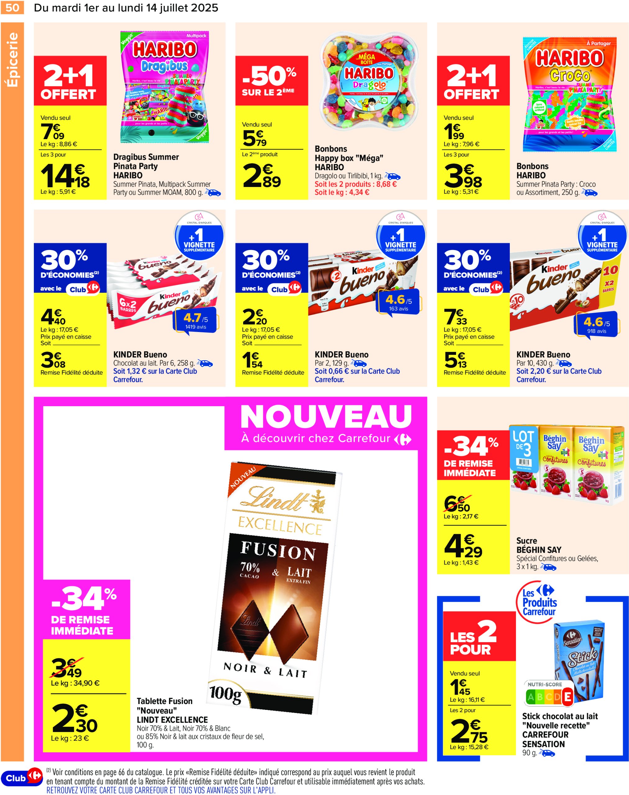 carrefour - Catalogue Carrefour valable du 01/07 au 14/07 - page: 52