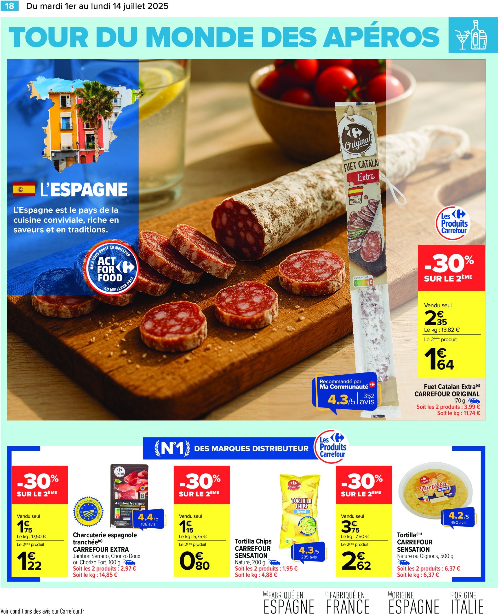 carrefour - Catalogue Carrefour valable du 01/07 au 14/07 - page: 20