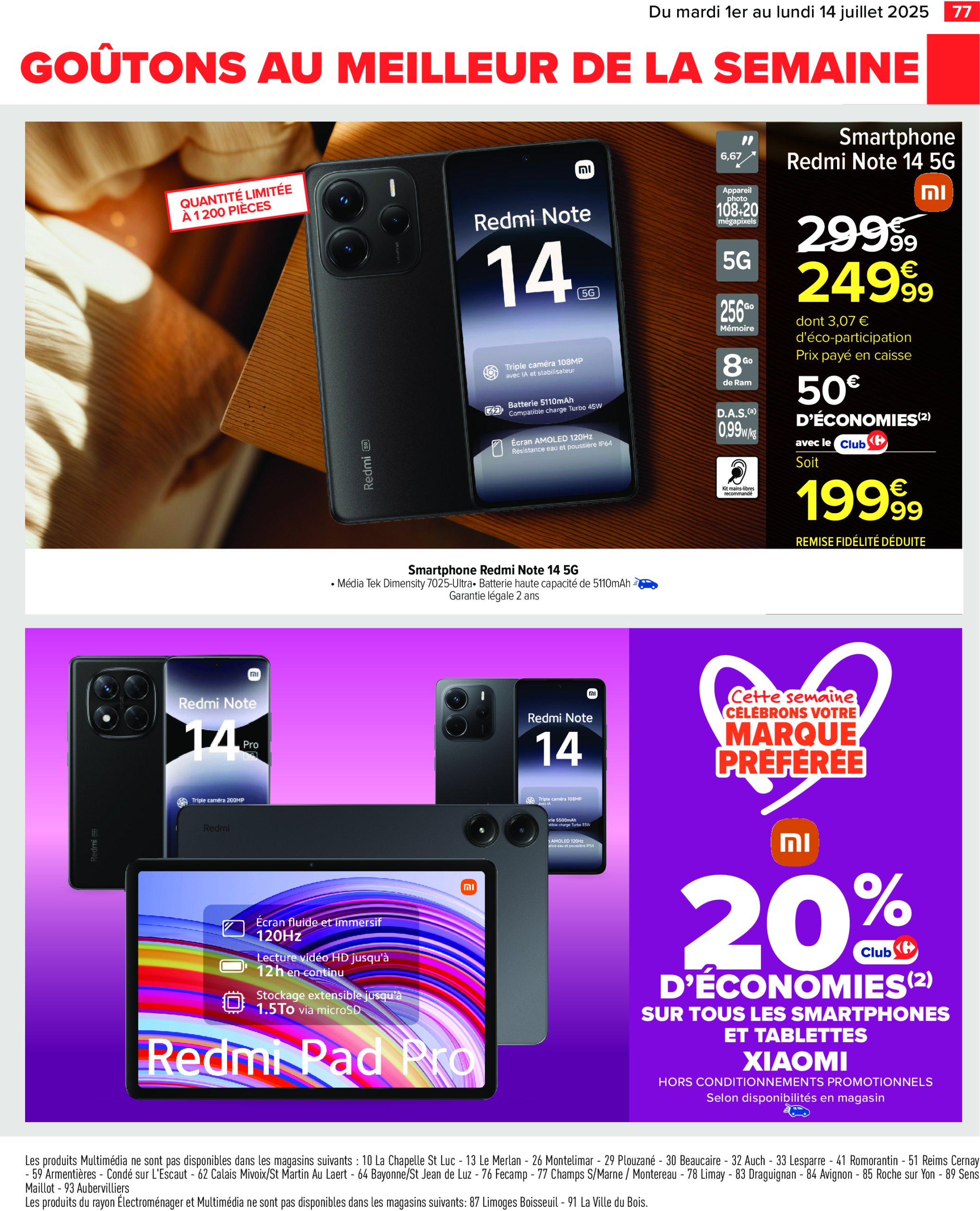carrefour - Catalogue Carrefour valable du 01/07 au 14/07 - page: 79