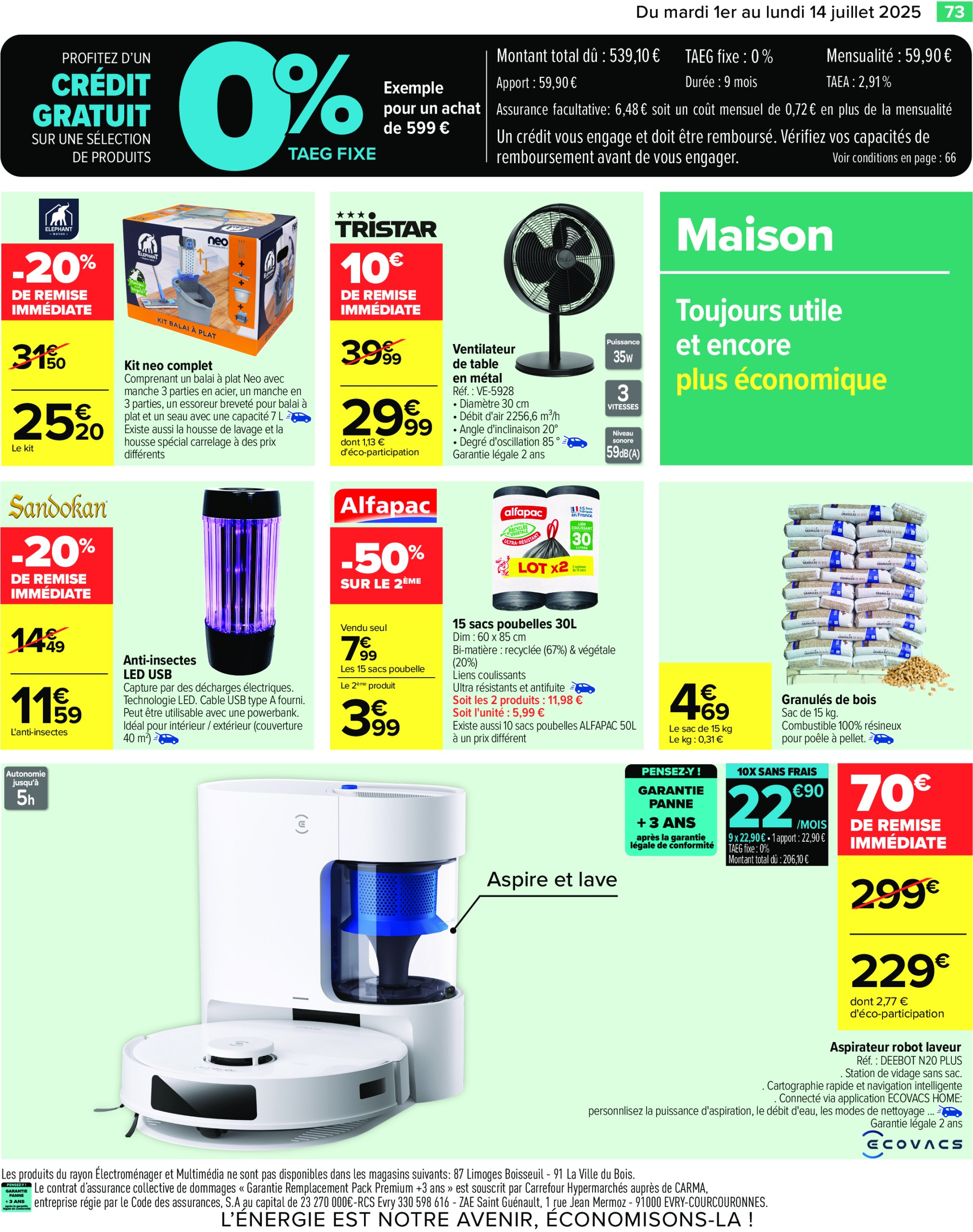 carrefour - Catalogue Carrefour valable du 01/07 au 14/07 - page: 75