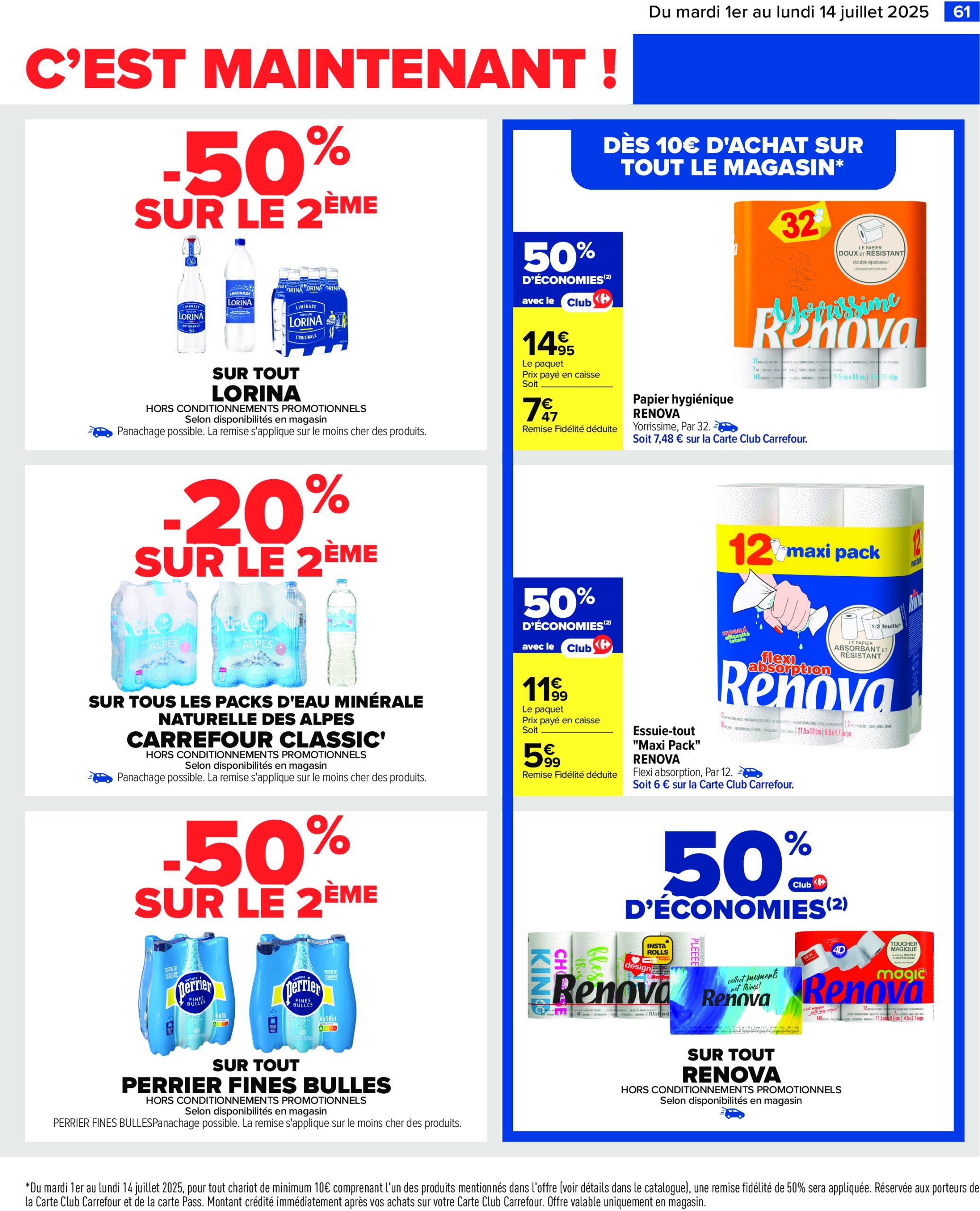carrefour - Catalogue Carrefour valable du 01/07 au 14/07 - page: 63