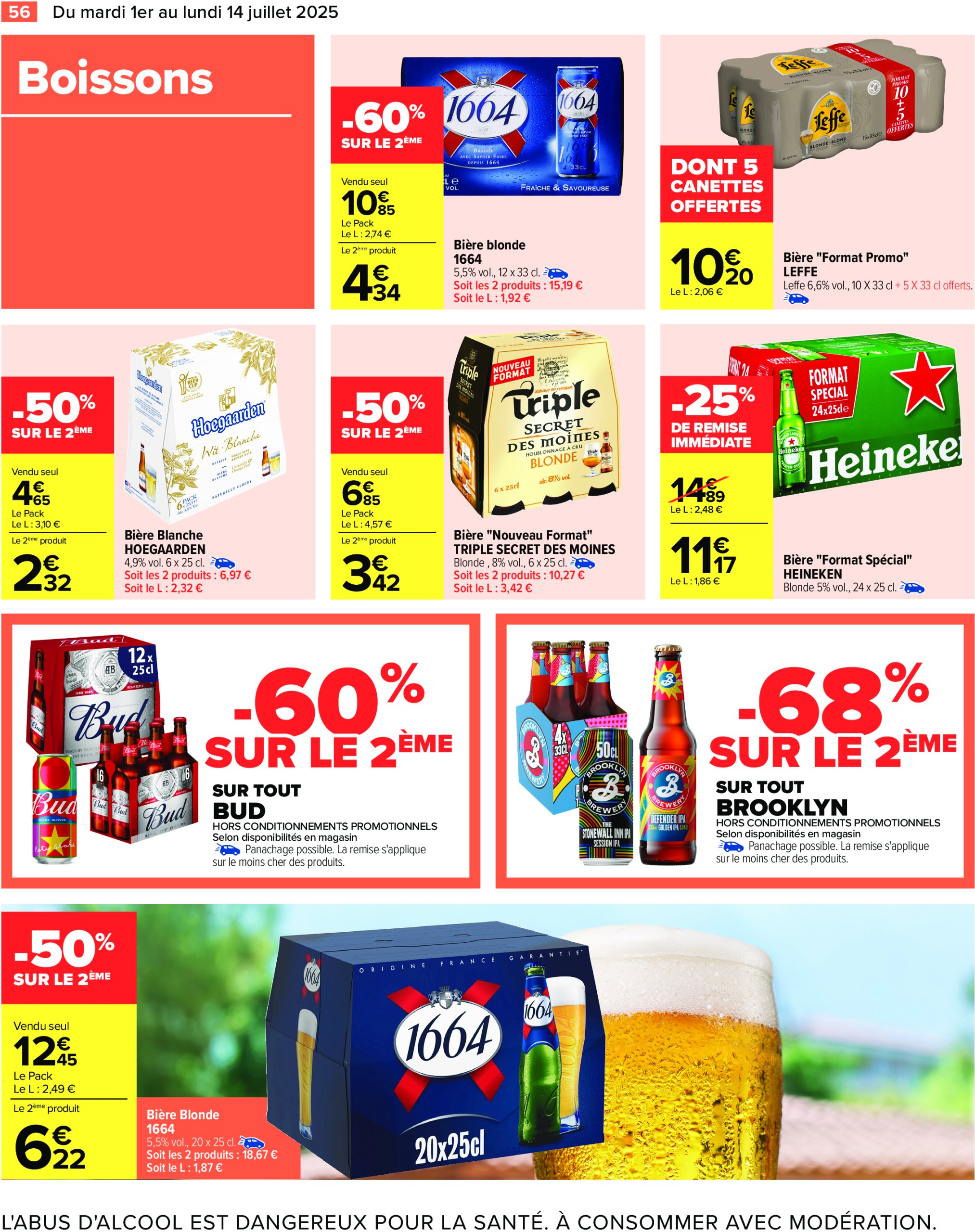 carrefour - Catalogue Carrefour valable du 01/07 au 14/07 - page: 58