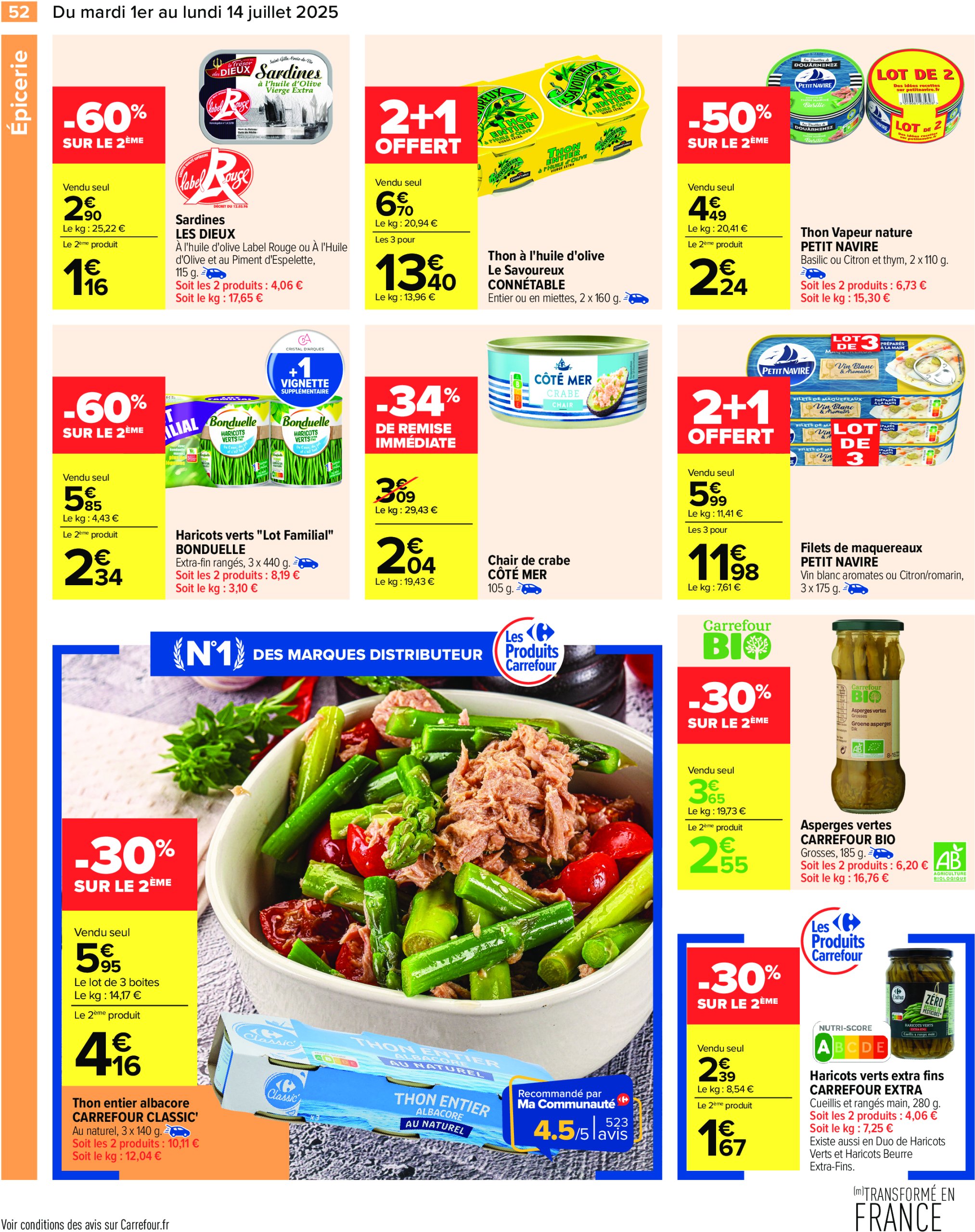 carrefour - Catalogue Carrefour valable du 01/07 au 14/07 - page: 54