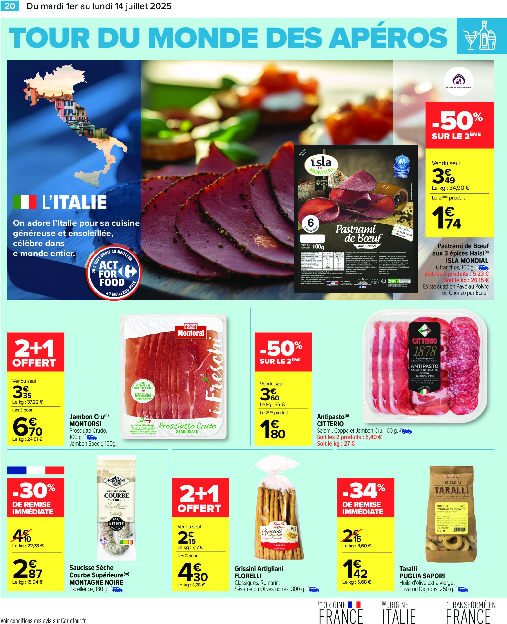 carrefour - Catalogue Carrefour valable du 01/07 au 14/07 - page: 22