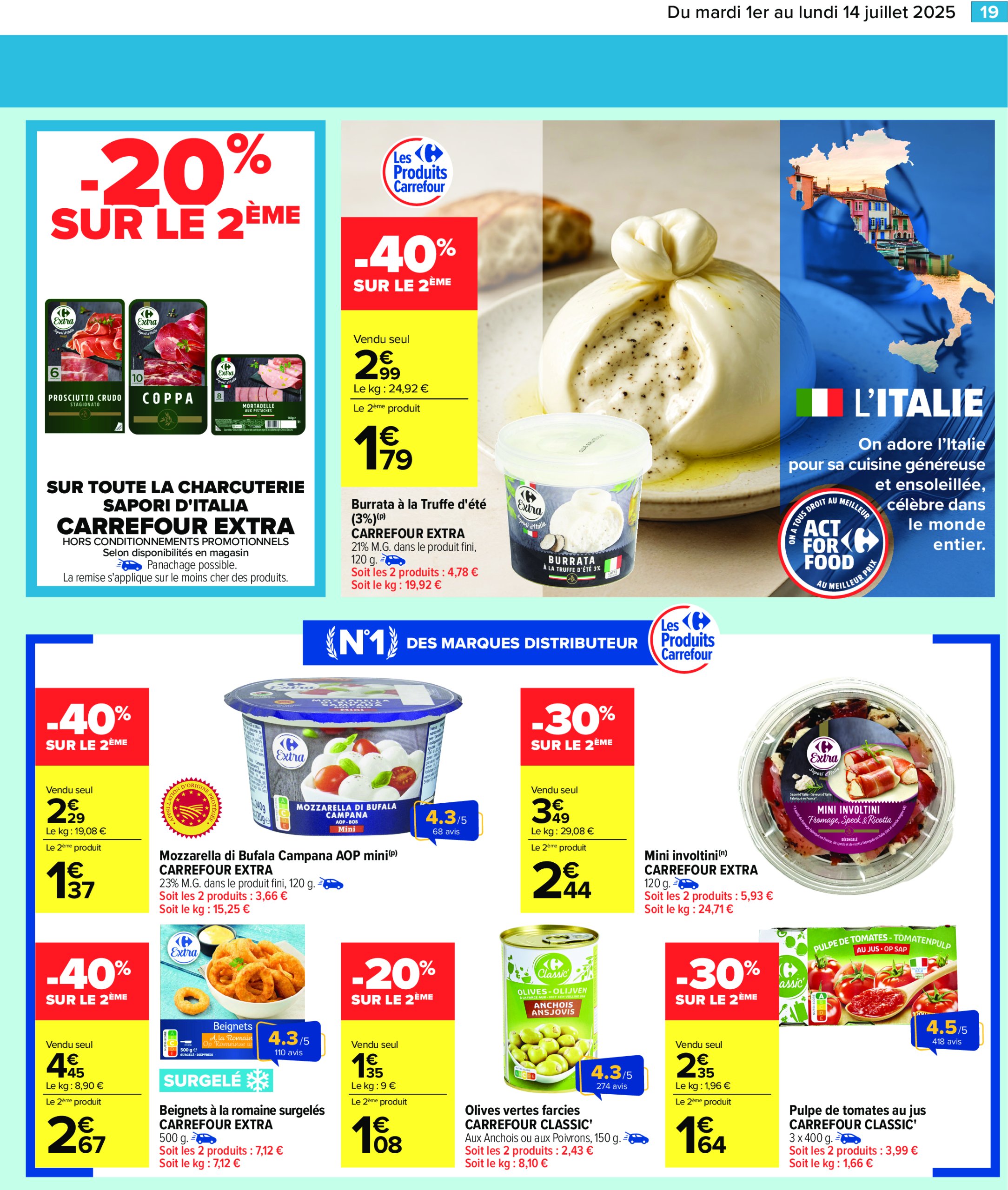 carrefour - Catalogue Carrefour valable du 01/07 au 14/07 - page: 21