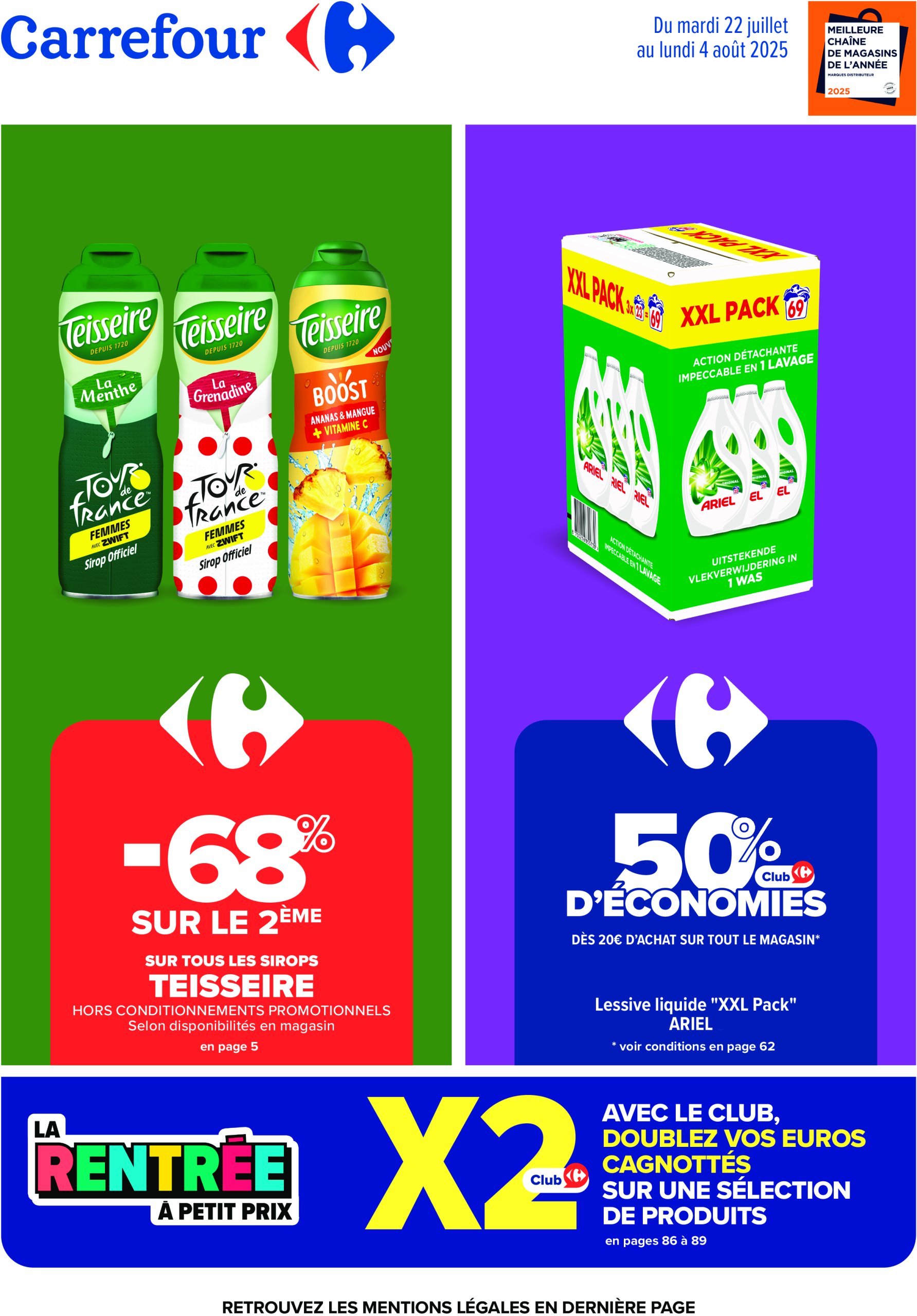 carrefour - Catalogue Carrefour valable du 22/07 au 04/08 - page: 1 carrefour - Catalogue Carrefour valable du 22/07 au 04/08 - page: 1
