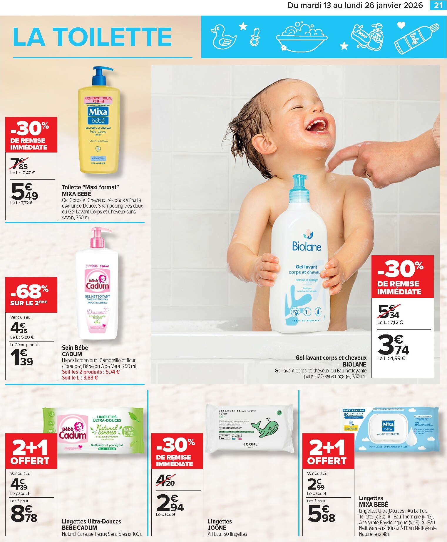 carrefour - Catalogue Carrefour - Babydays valable du 13/01 au 26/01 - page: 23