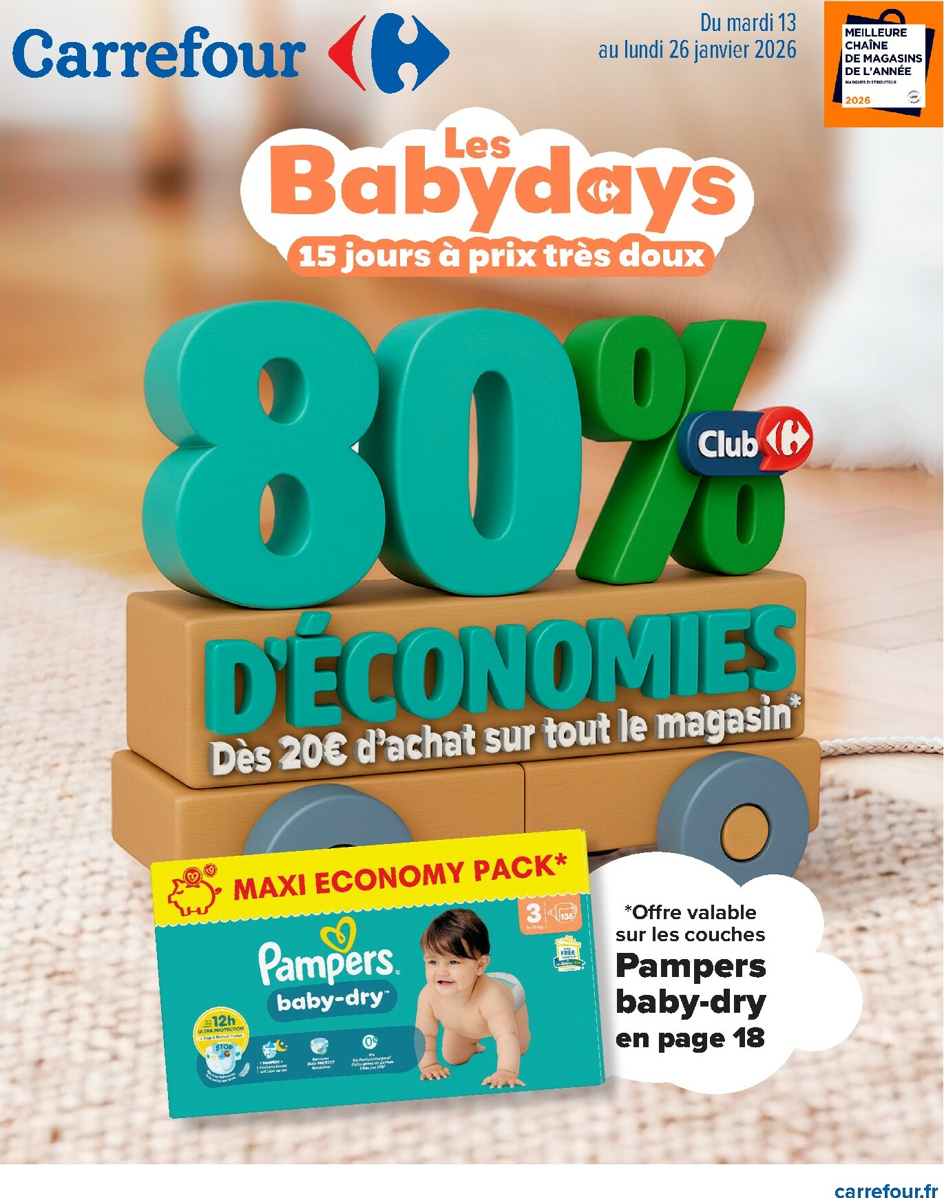 carrefour - Catalogue Carrefour - Babydays valable du 13/01 au 26/01