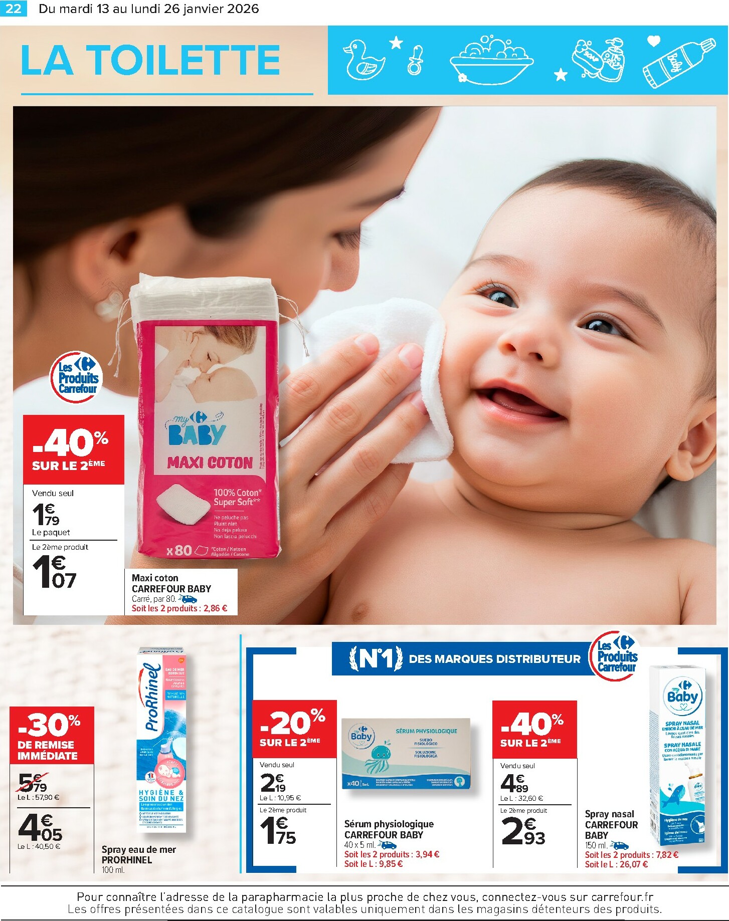 carrefour - Catalogue Carrefour - Babydays valable du 13/01 au 26/01 - page: 24