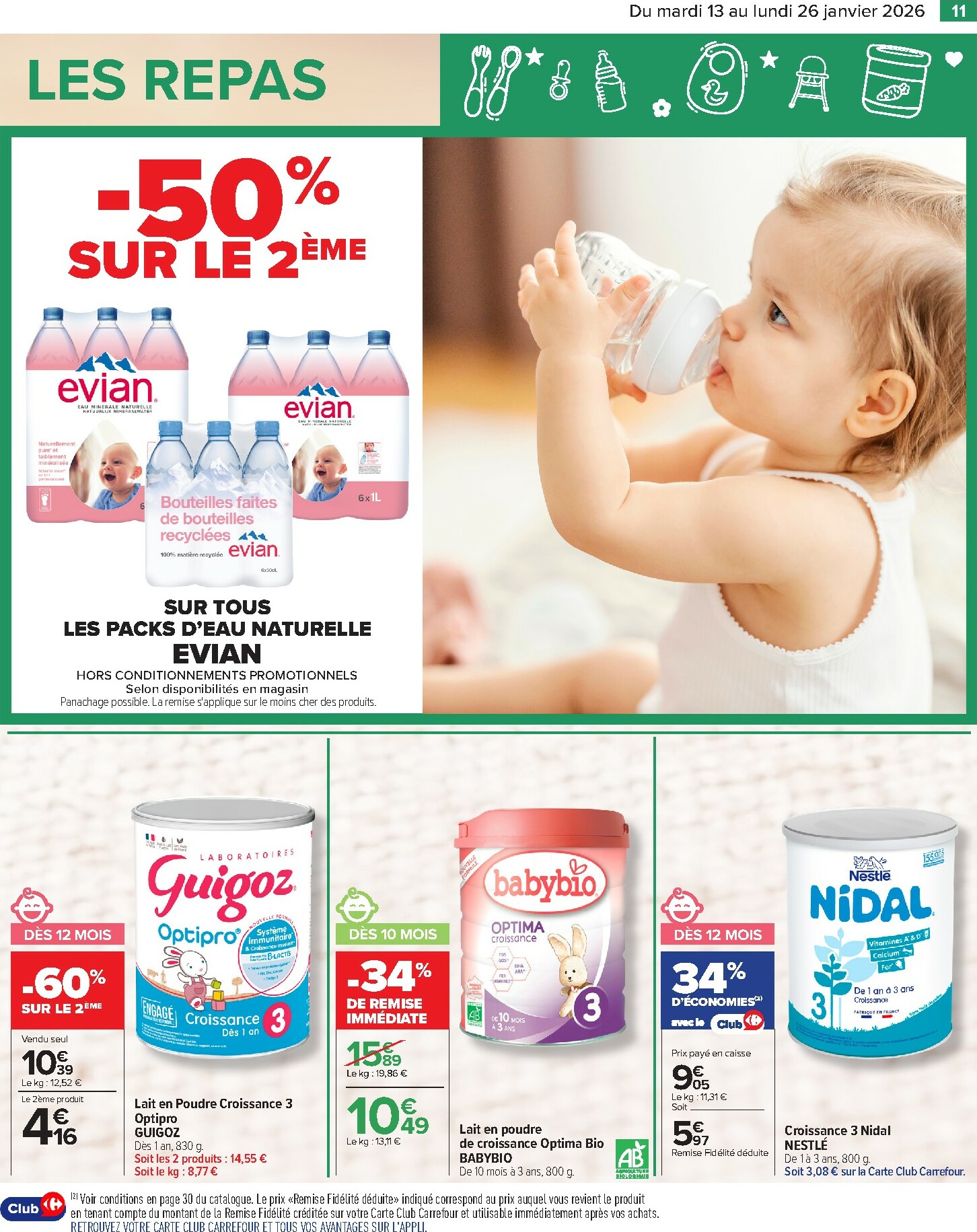 carrefour - Catalogue Carrefour - Babydays valable du 13/01 au 26/01 - page: 13