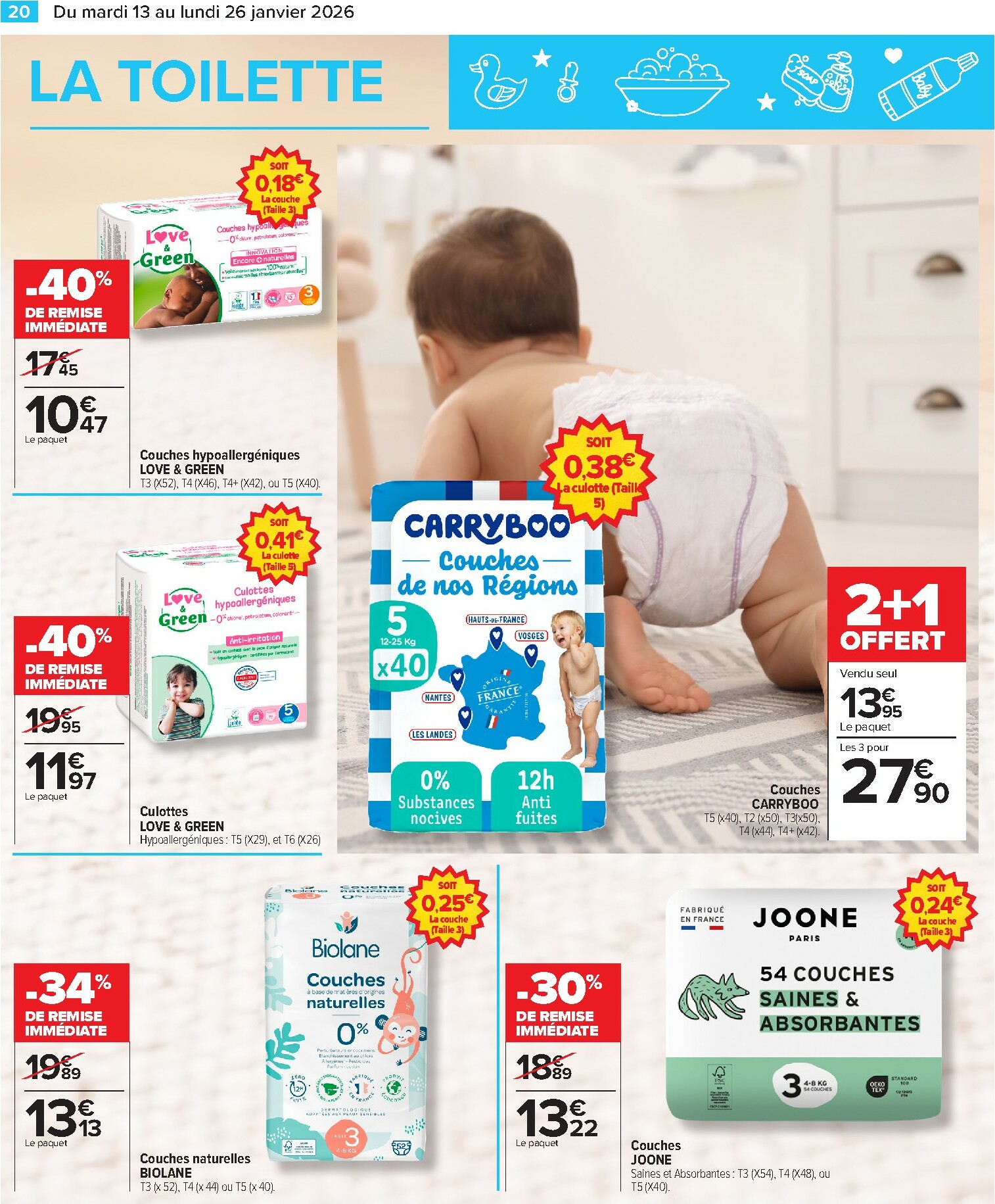 carrefour - Catalogue Carrefour - Babydays valable du 13/01 au 26/01 - page: 22