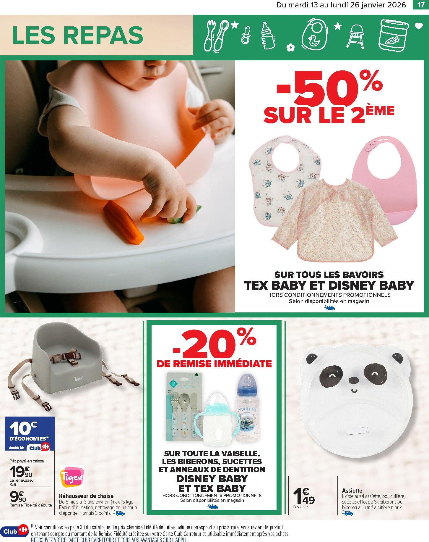 carrefour - Catalogue Carrefour - Babydays valable du 13/01 au 26/01 - page: 19