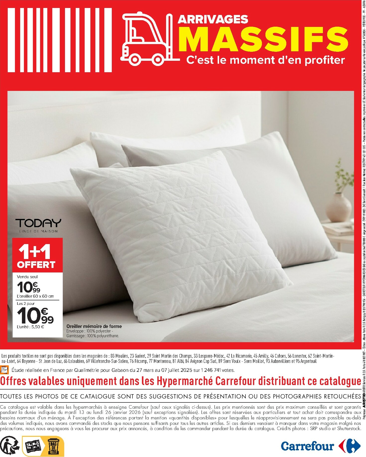 carrefour - Catalogue Carrefour - Arrivages Massifs valable du 13/01 au 26/01 - page: 2