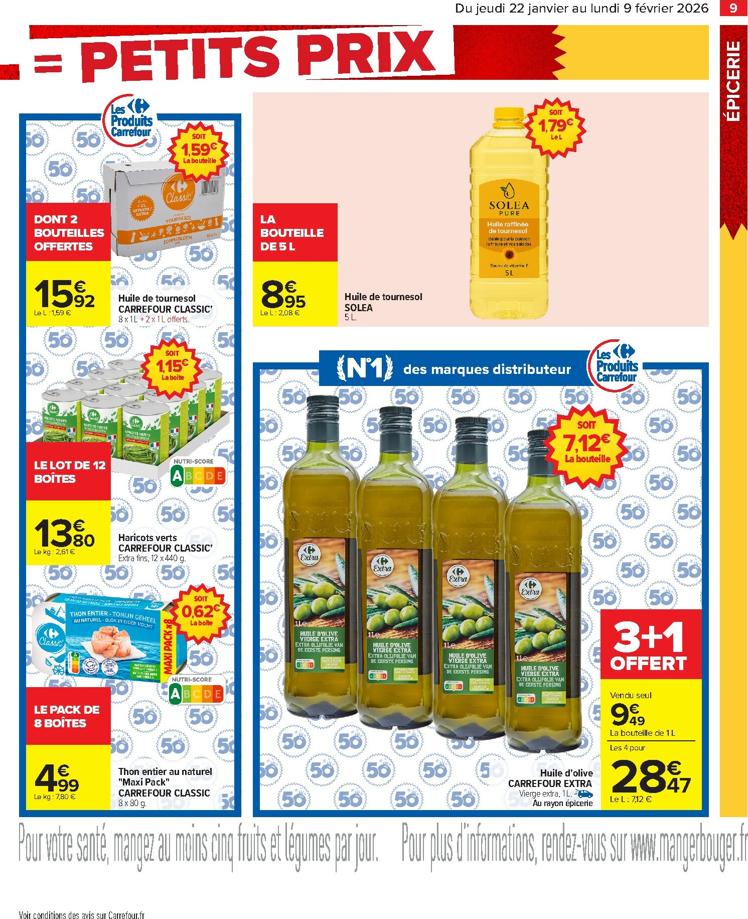 carrefour - Catalogue Carrefour - Gros volumes, petits prix valable du 22/01 au 09/02 - page: 11