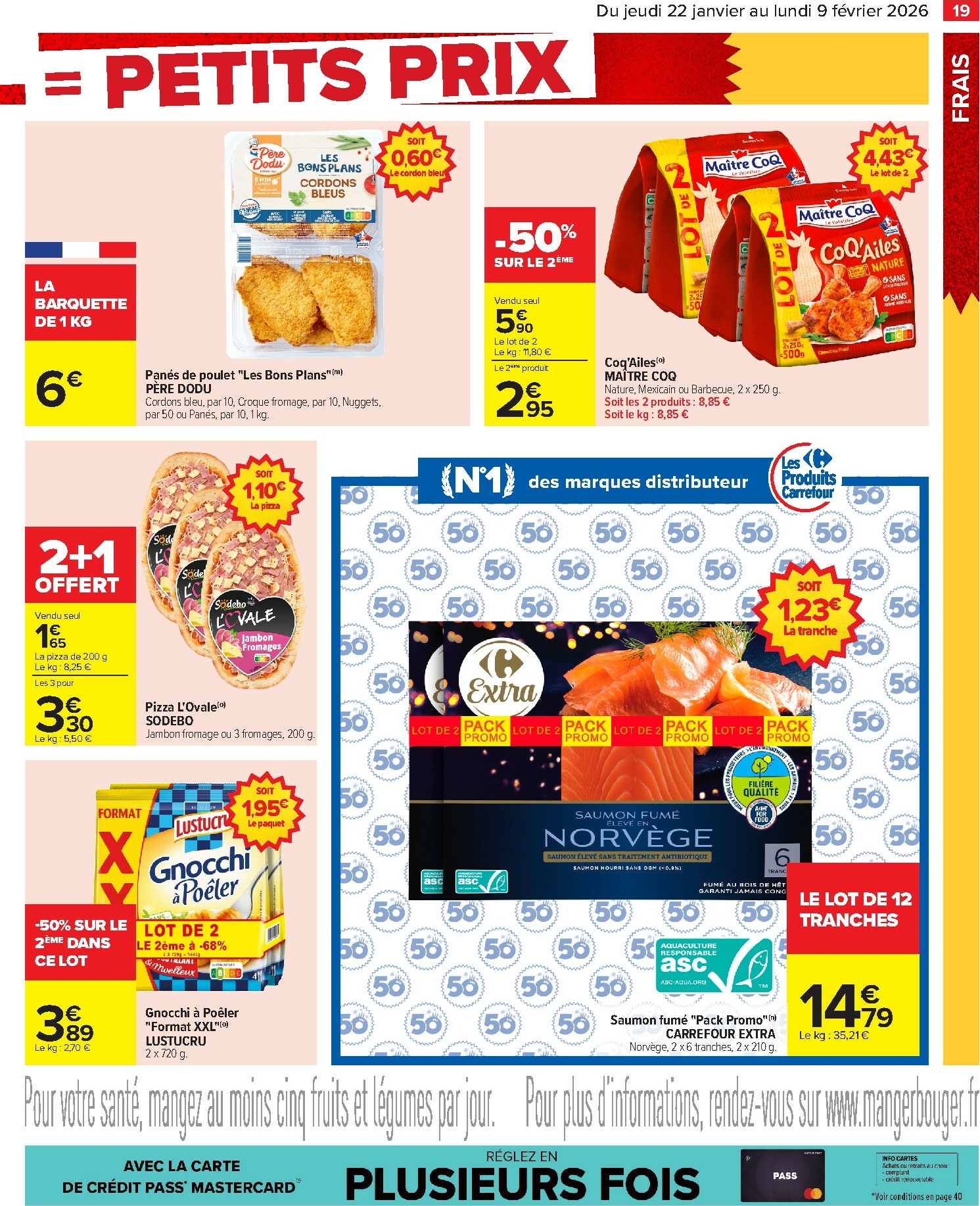 carrefour - Catalogue Carrefour - Gros volumes, petits prix valable du 22/01 au 09/02 - page: 21