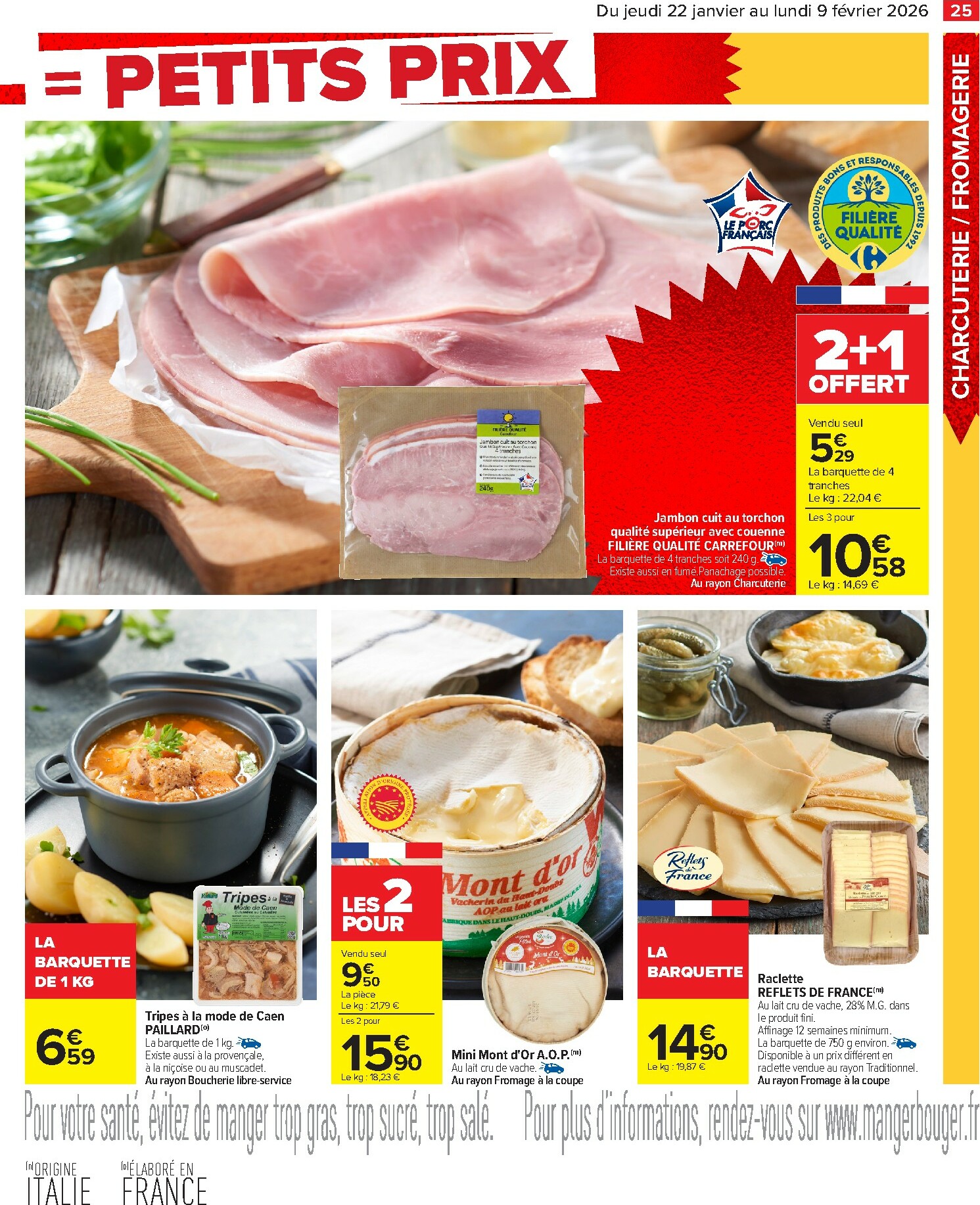 carrefour - Catalogue Carrefour - Gros volumes, petits prix valable du 22/01 au 09/02 - page: 27