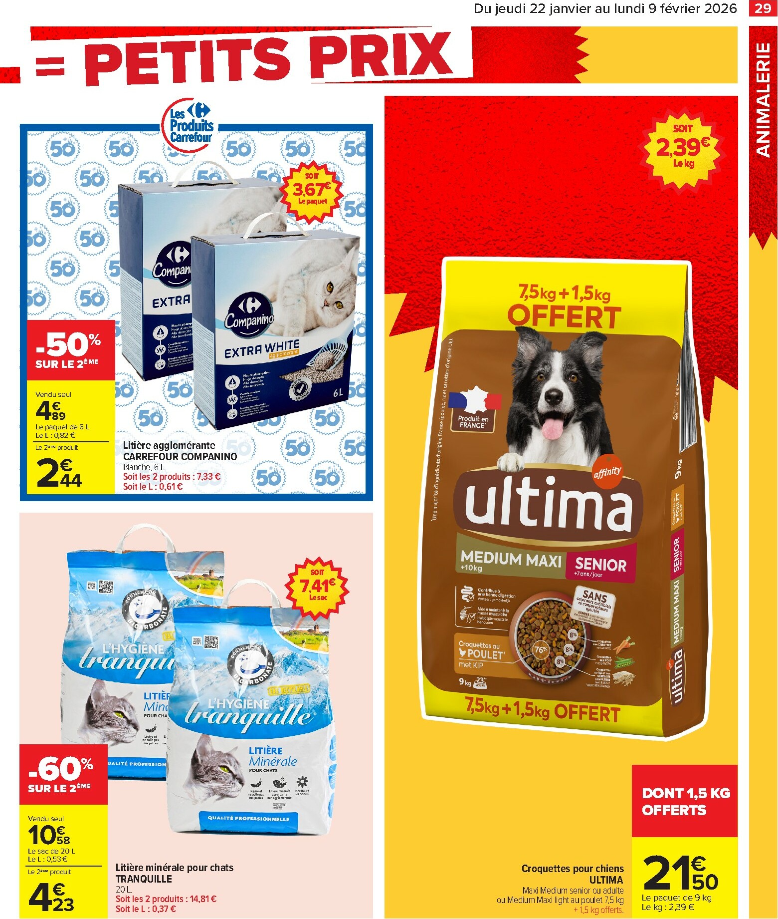 carrefour - Catalogue Carrefour - Gros volumes, petits prix valable du 22/01 au 09/02 - page: 31