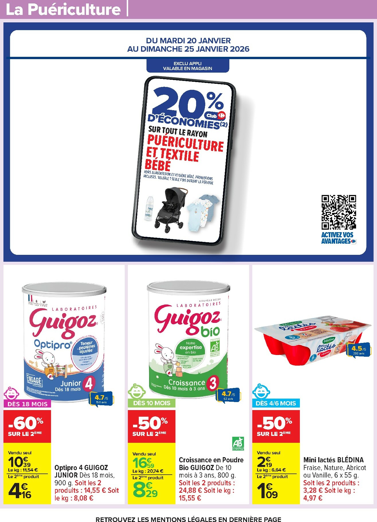 carrefour - Catalogue Carrefour valable du 20/01 au 02/02 - page: 59